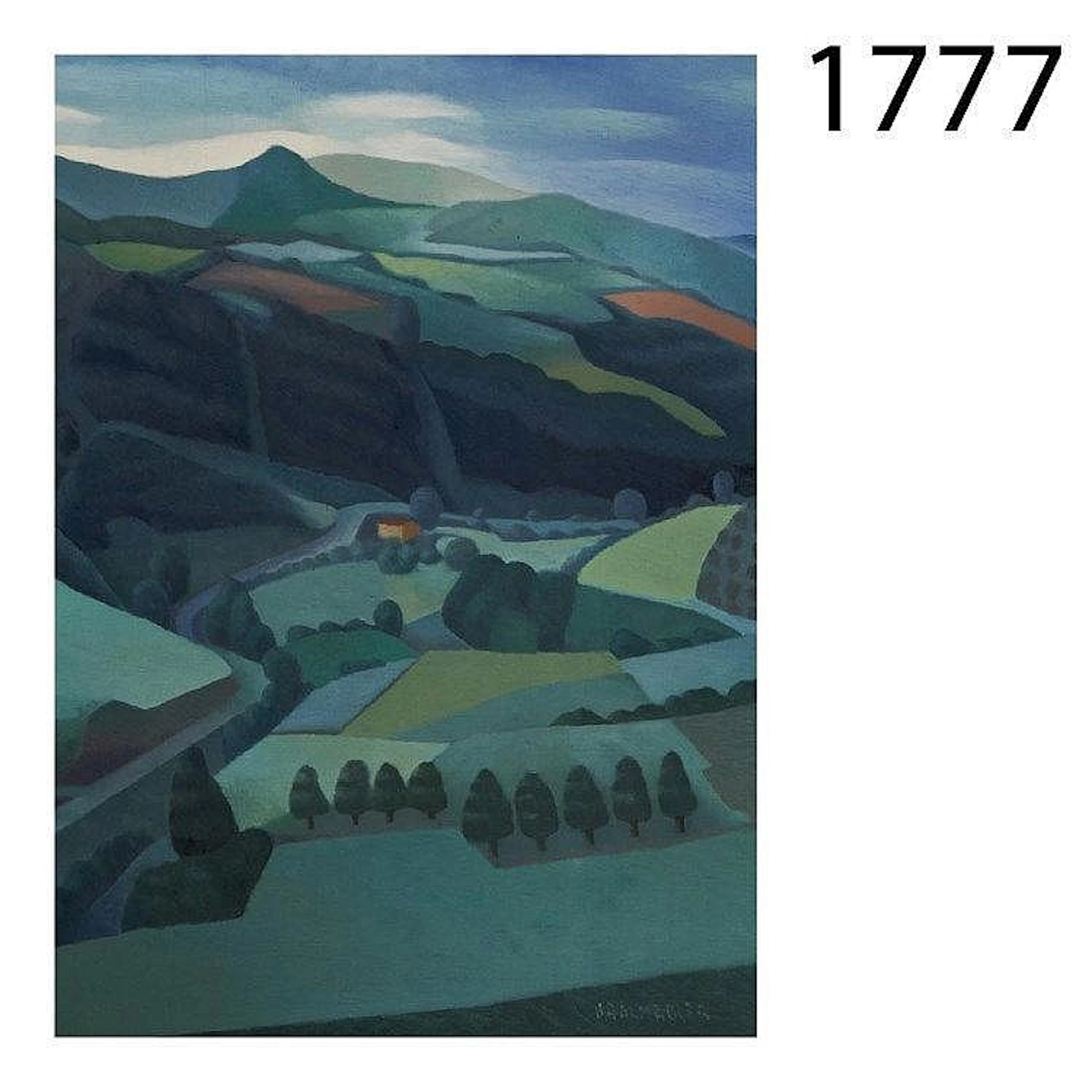 Landscape. Oil on canvas.