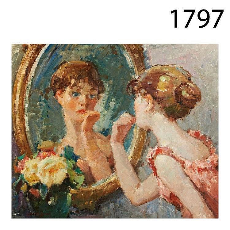 Woman. Oil on canvas.