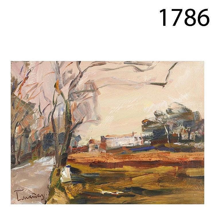 Landscape. Oil on canvas.