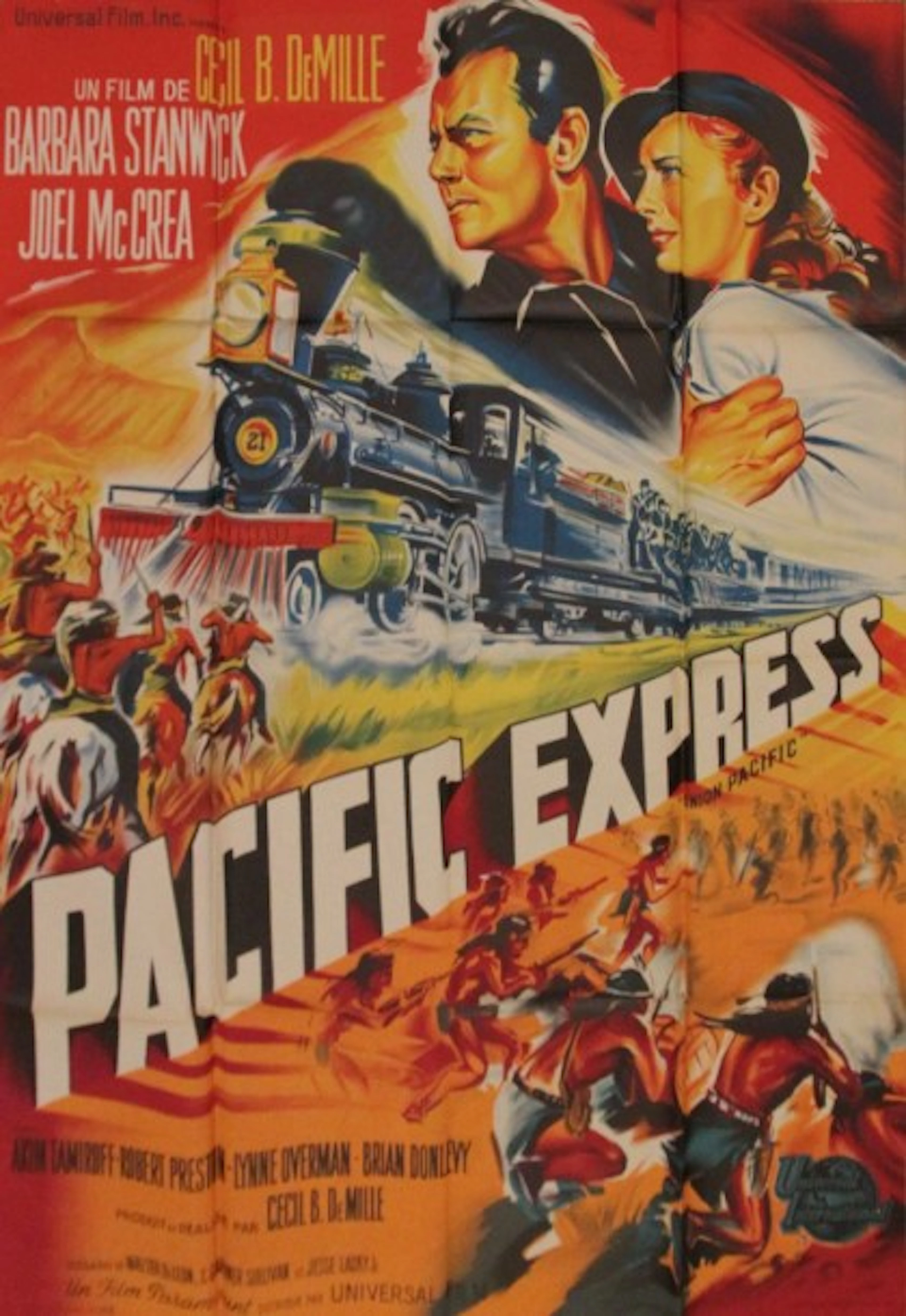 BELINSKY Constantin (affichiste) Affiche du film "Pacific Express"...