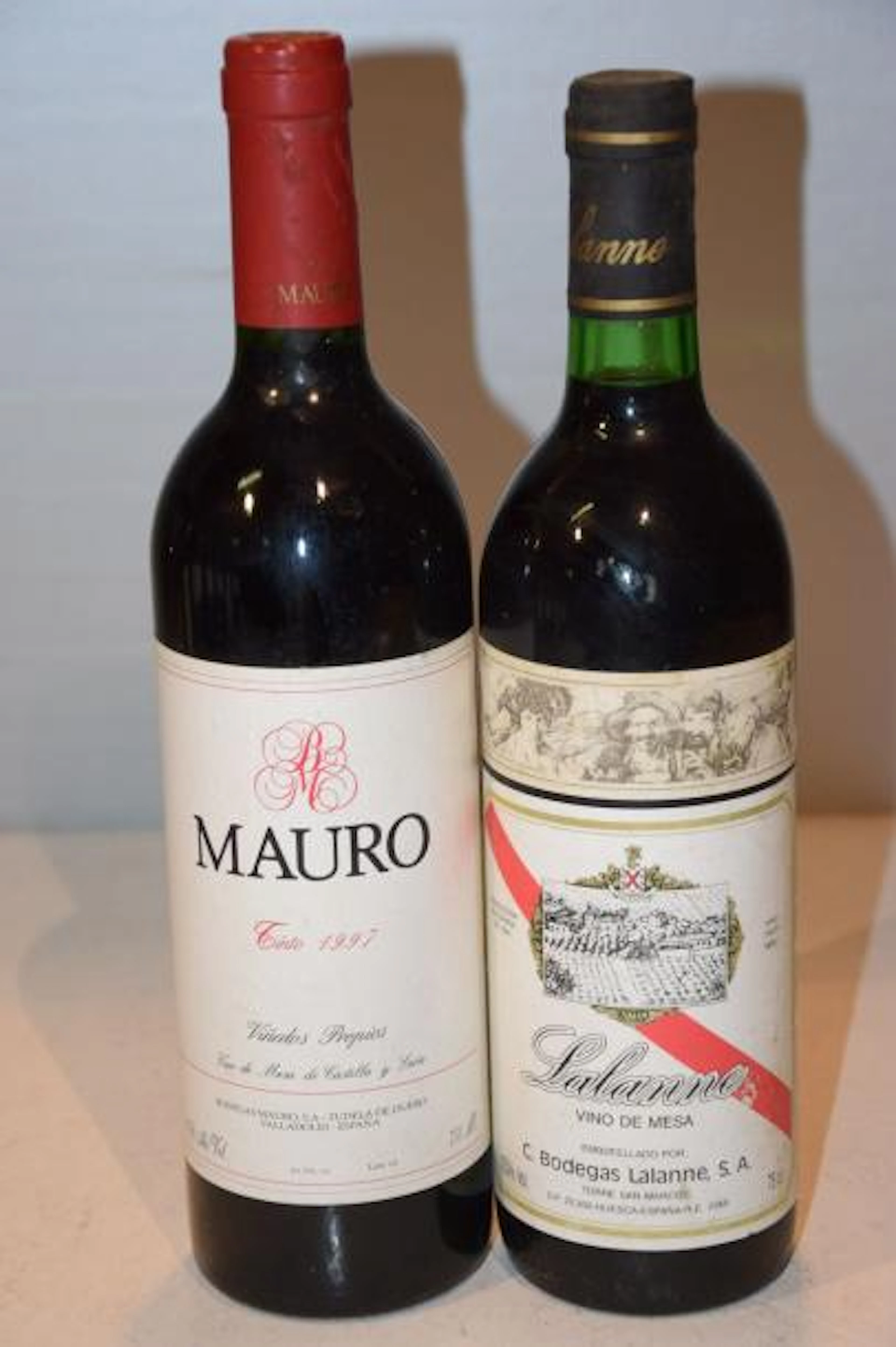 Lot de 2 blles de vin d' Espagne comprenant…