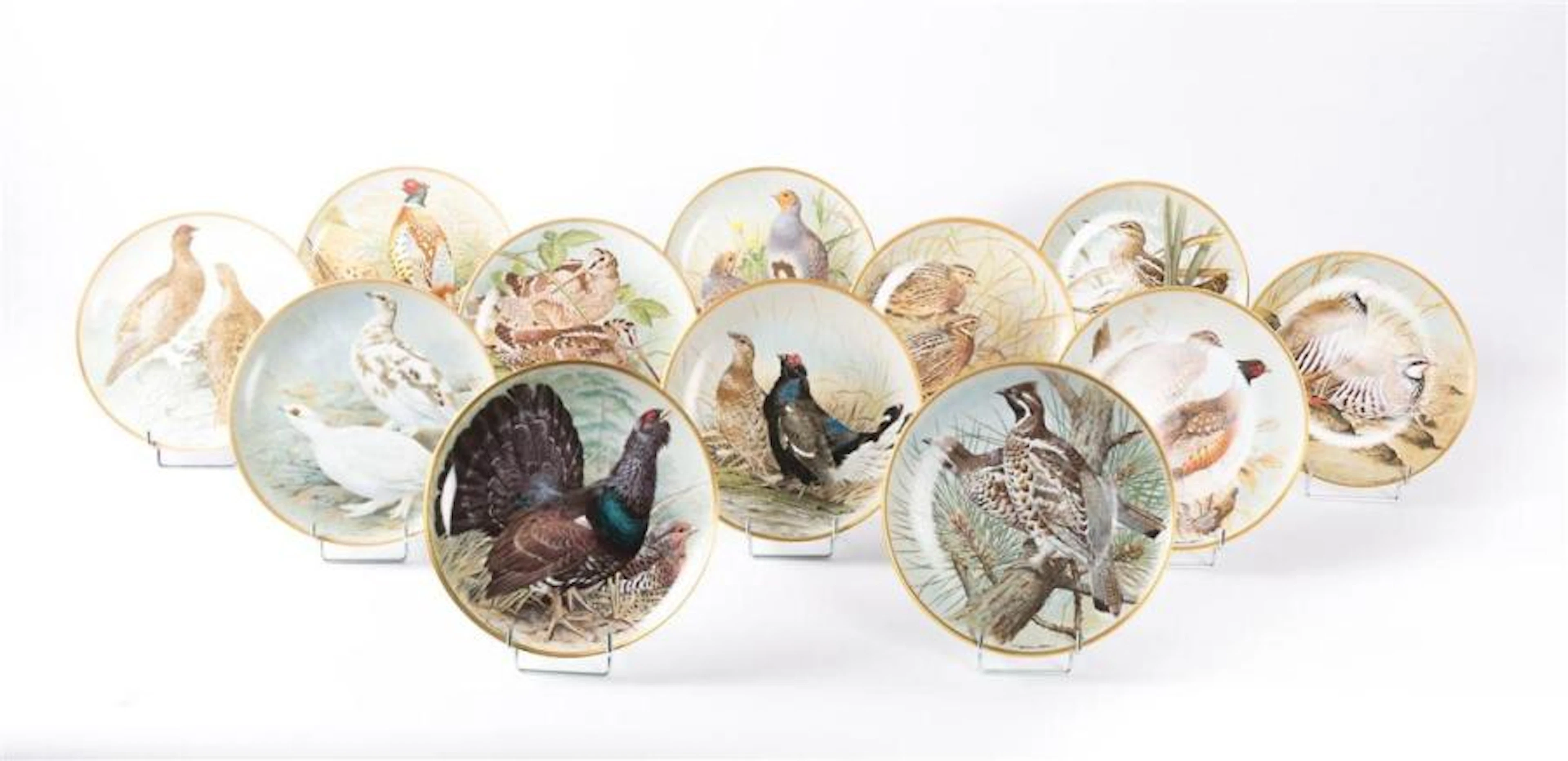 FRANKLIN - HAVILAND - LIMOGES Suite de douze…