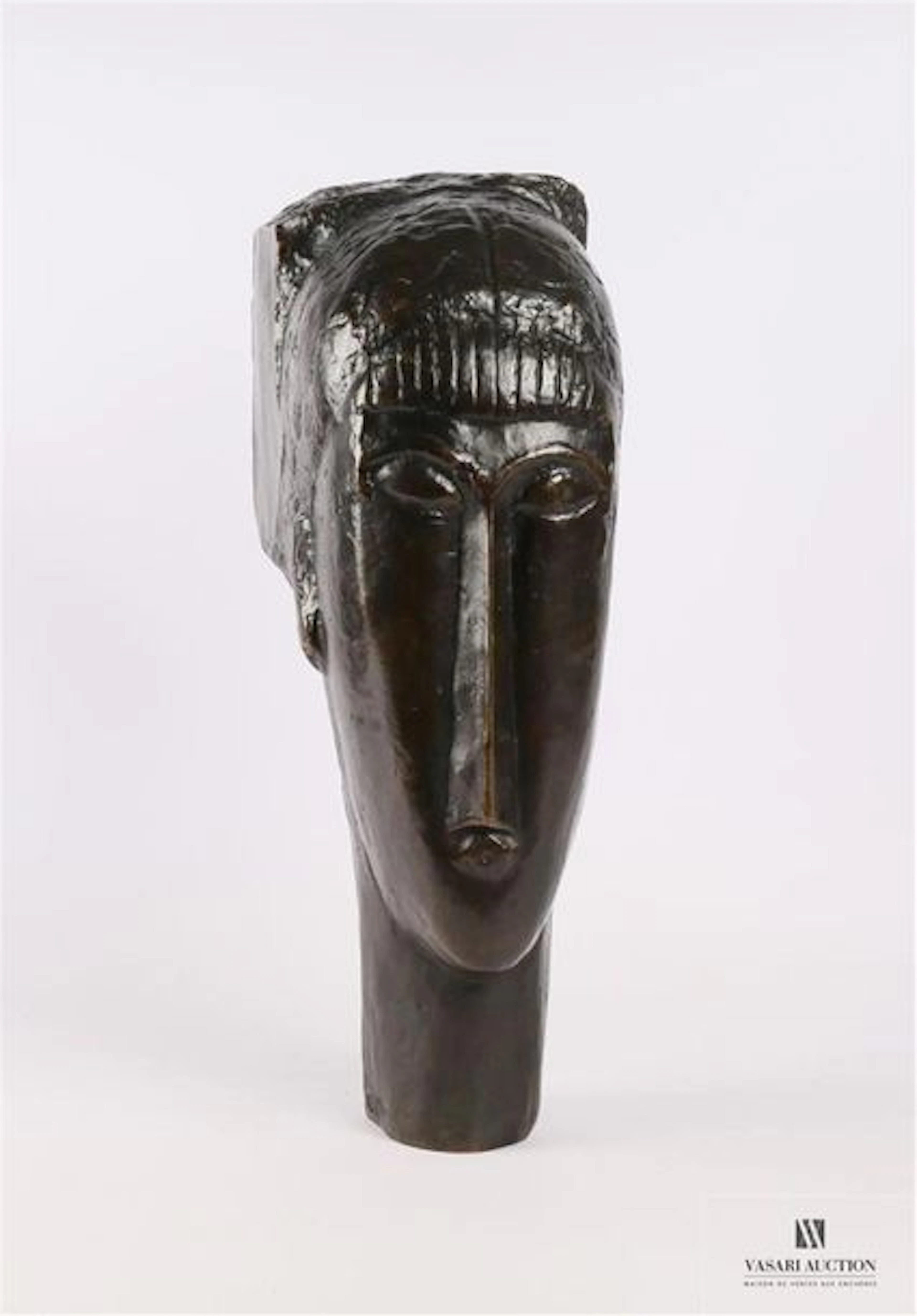 MODIGLIANI Amédéo (1884-1920) Tête de jeune…