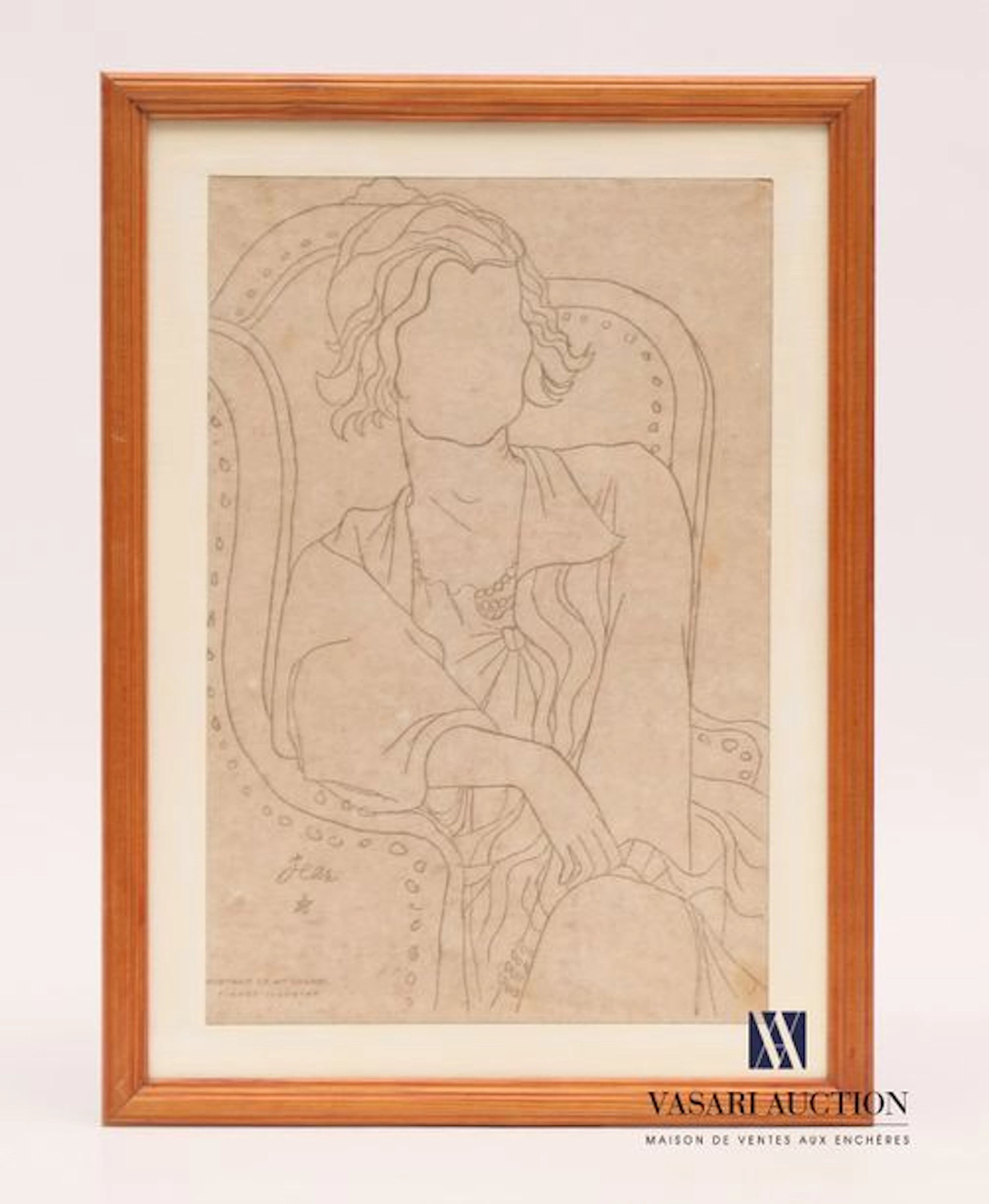 COCTEAU Jean d'après (1889-1963) Portrait…
