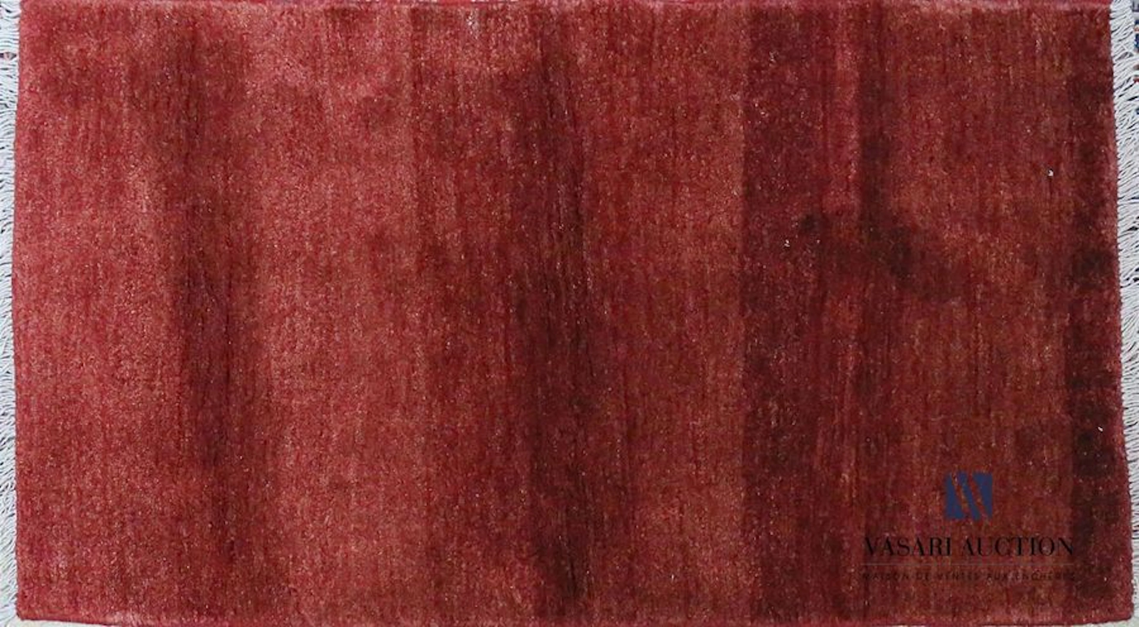 GABBEH Tapis en laine à fond rouge 150 x…