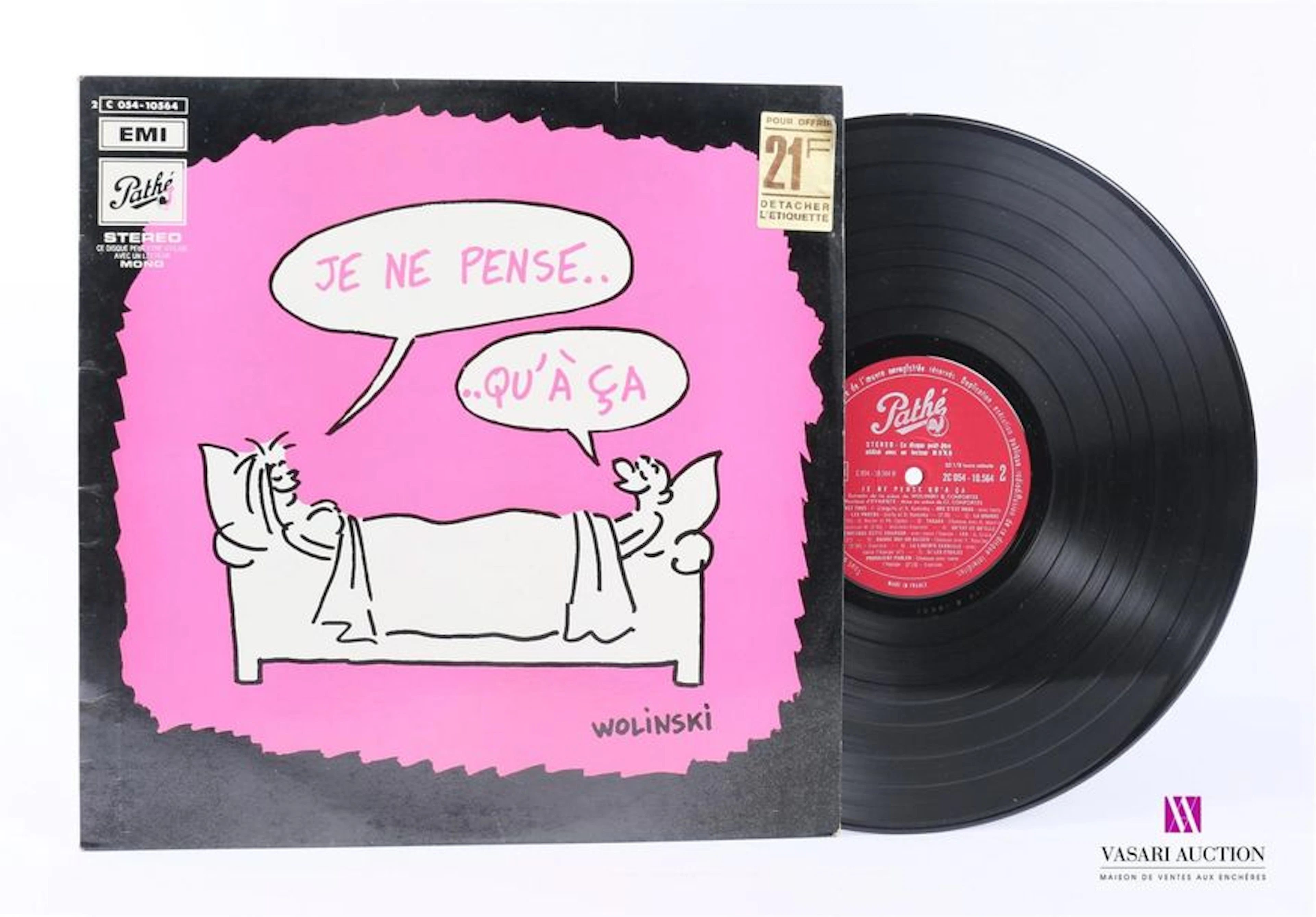 WOLINSKI - Je ne pense qu'à ca 1 Disque 33T…