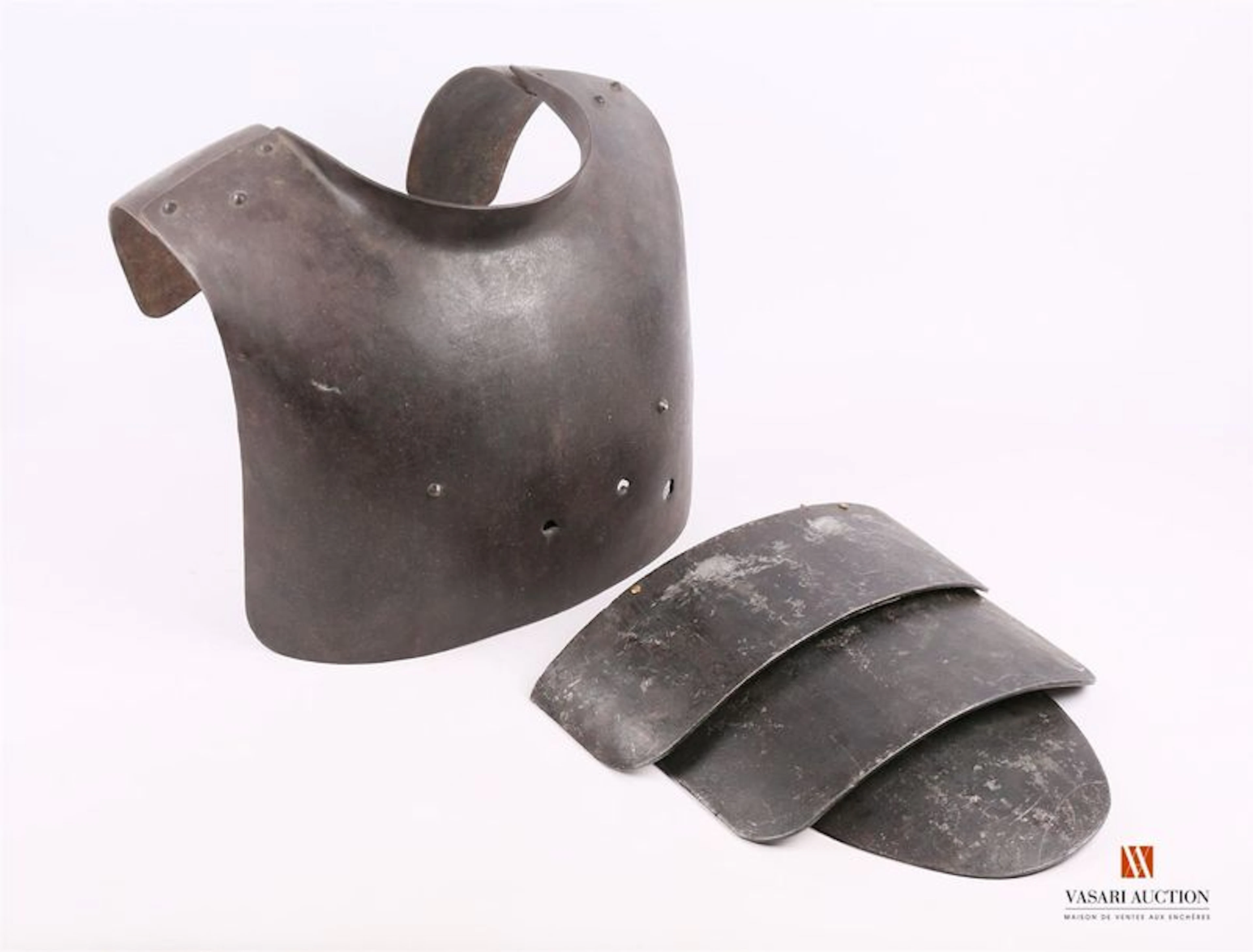 Cuirasse de guetteur de tranchée allemand.…