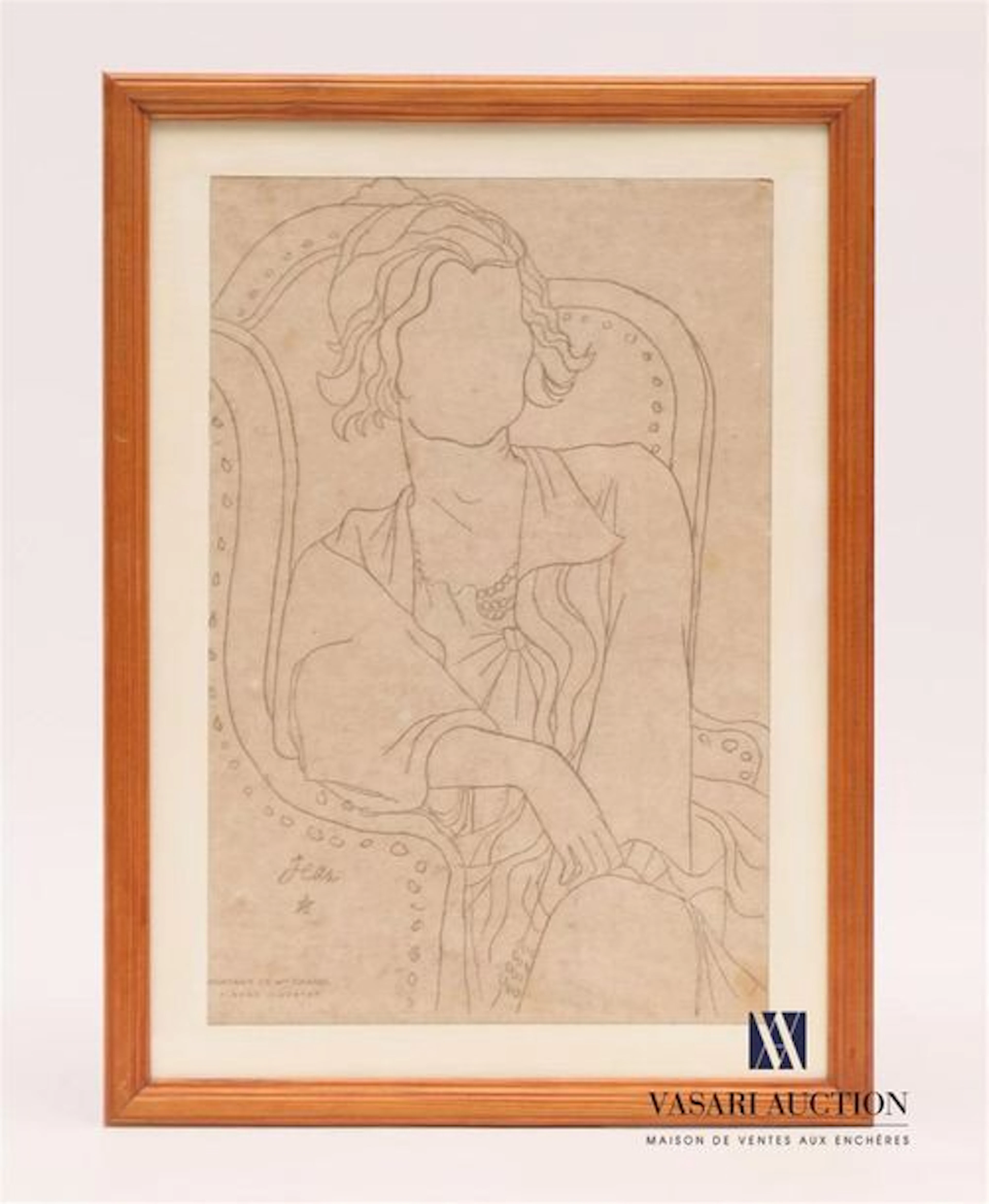 COCTEAU Jean d'après (1889-1963) Portrait…