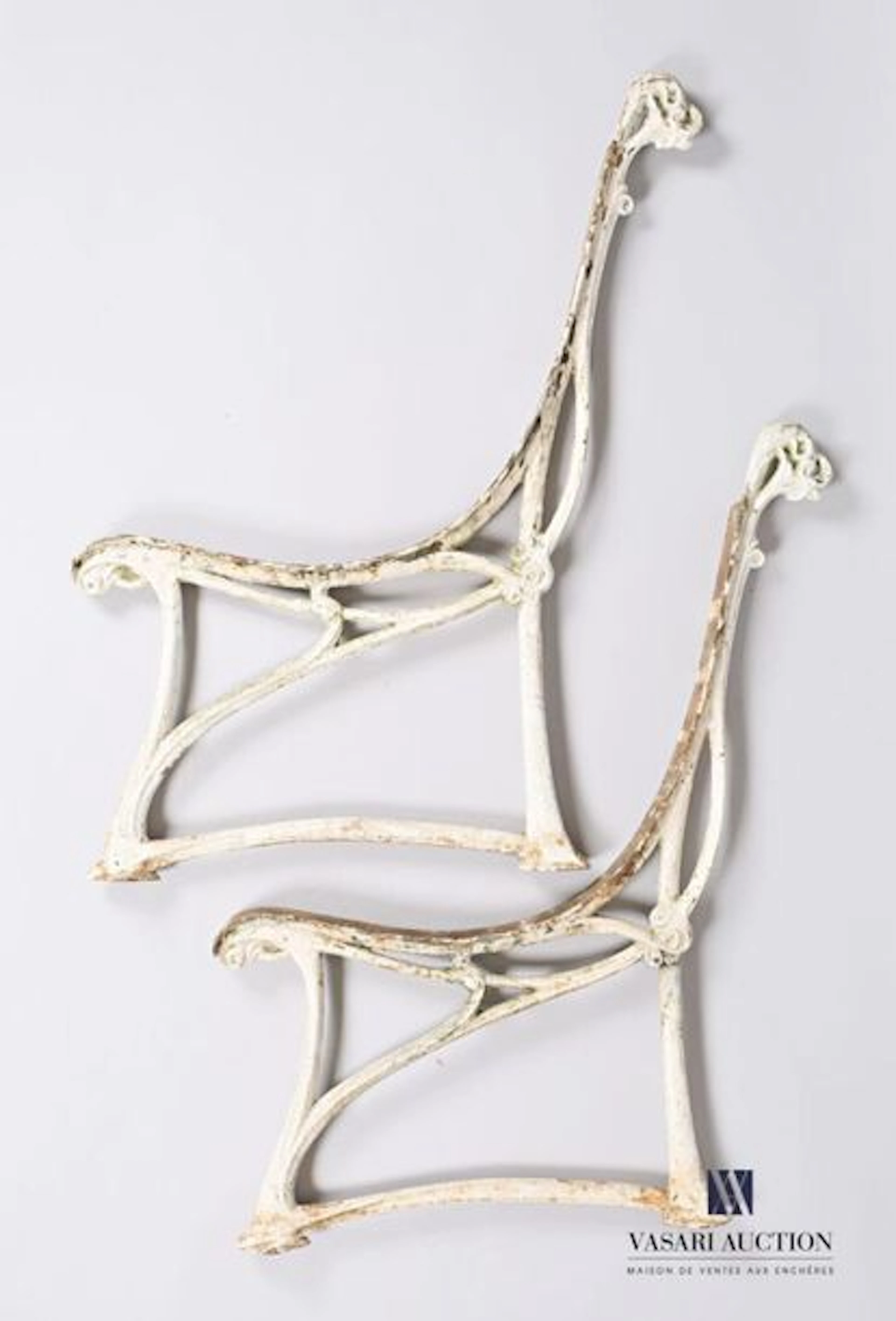 GUIMARD Hector (1867-1942) Paire de supports…
