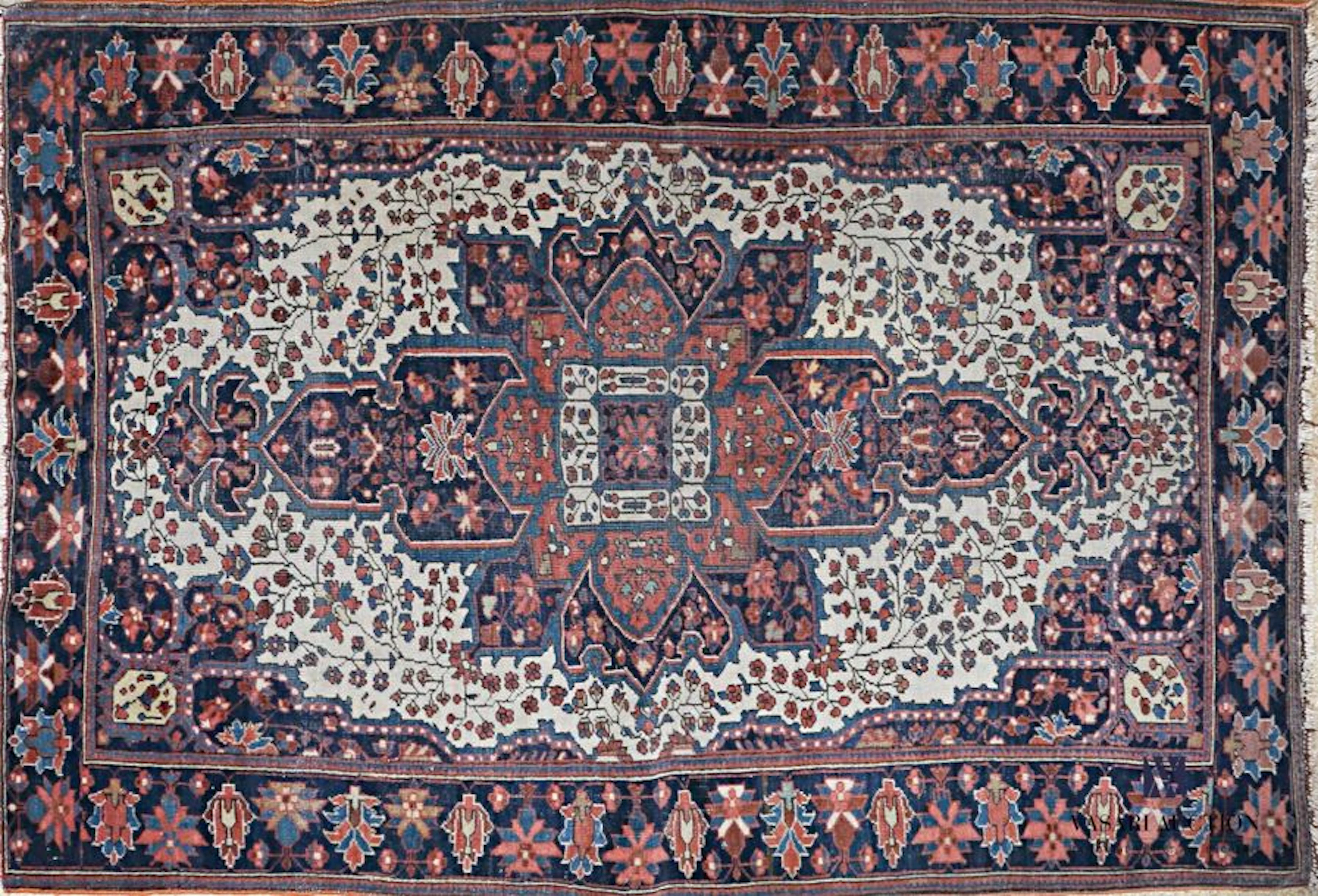 IRAN - Sarouk Tapis en laine à décor à décor…