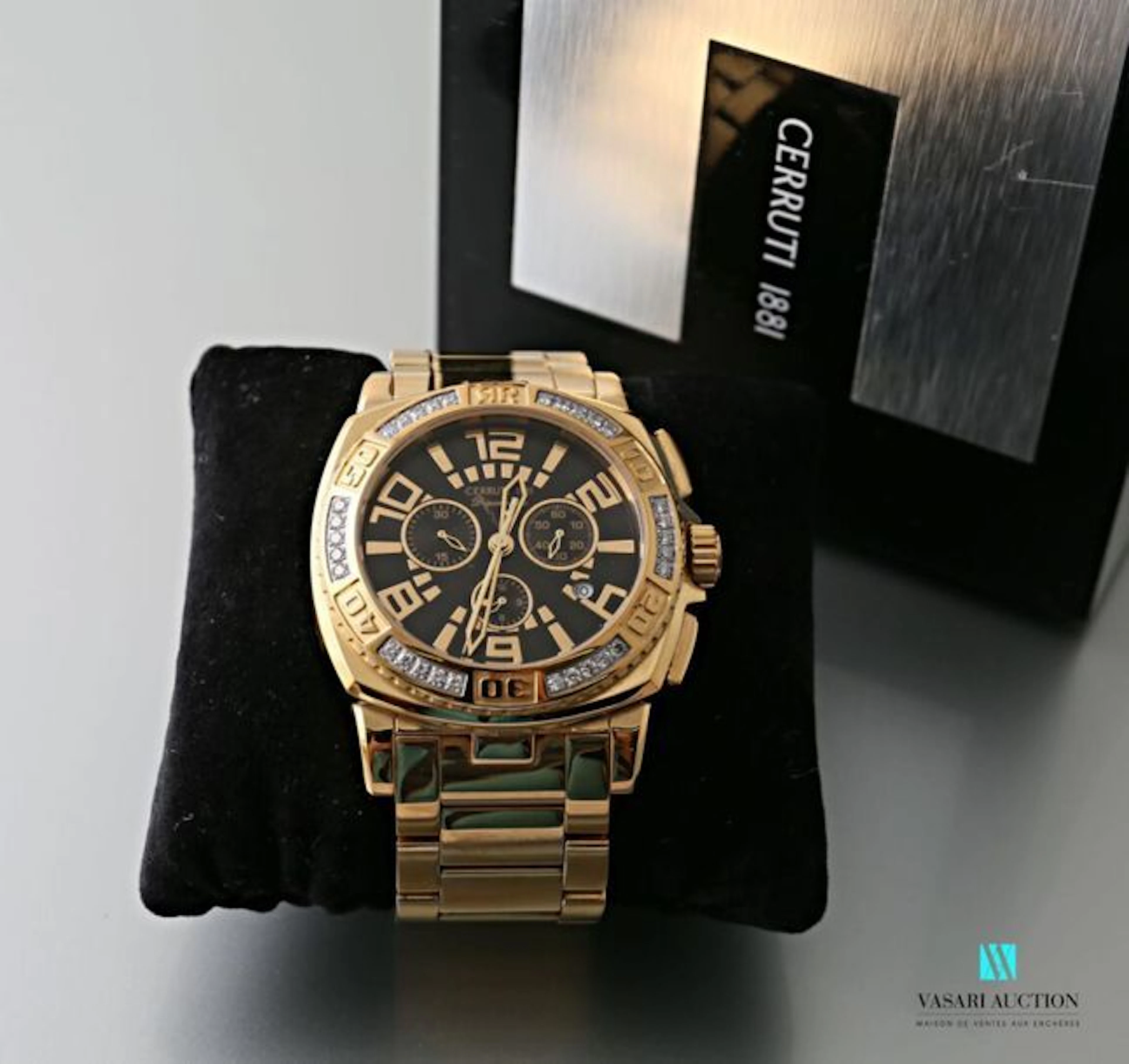 Cerruti, montre bracelet d'homme chronographe... - Lot 149 - Vasari Auction