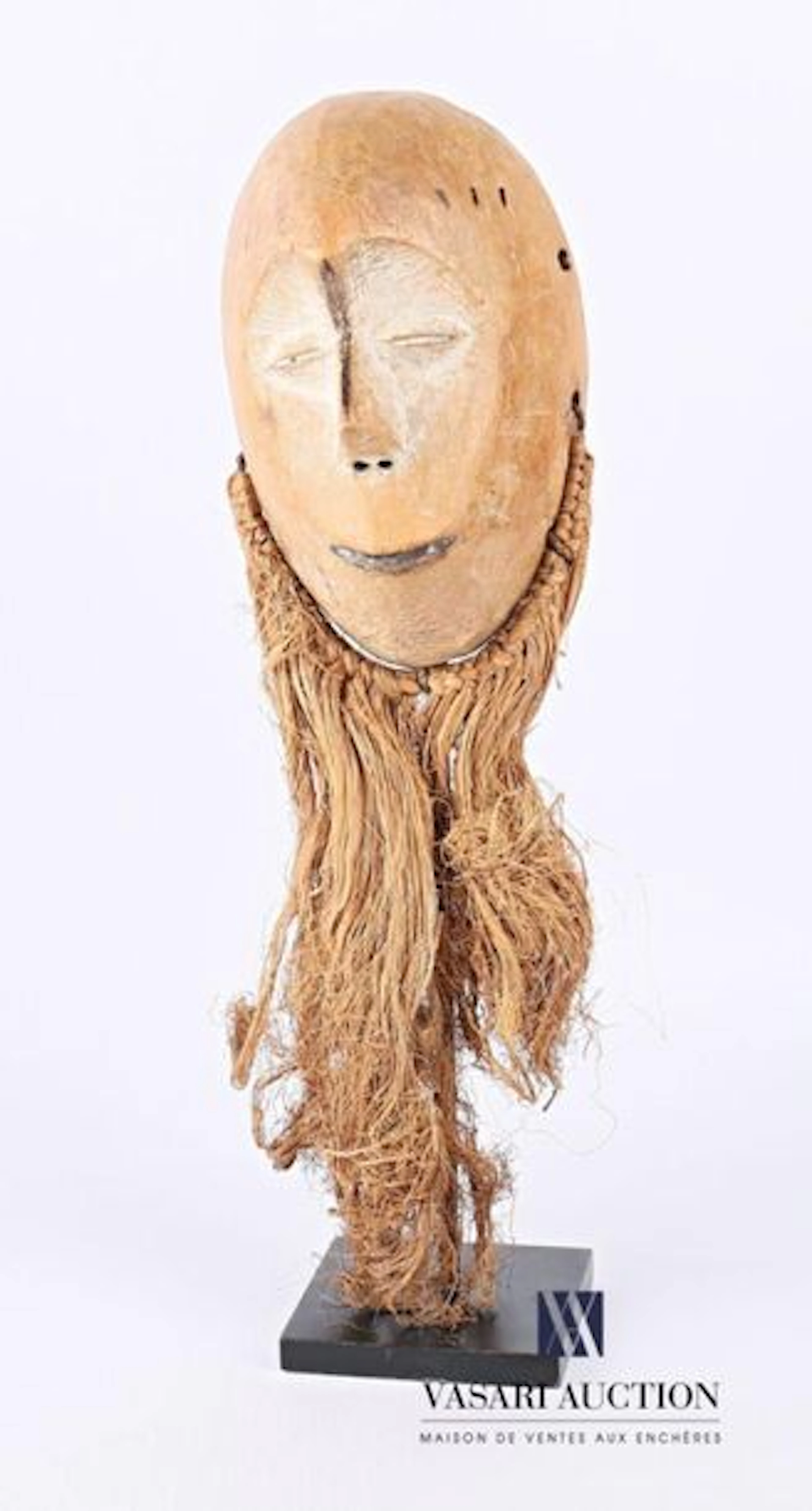 LEGA Masque en bois, la barge en cordage... - Lot 136 - Vasari Auction