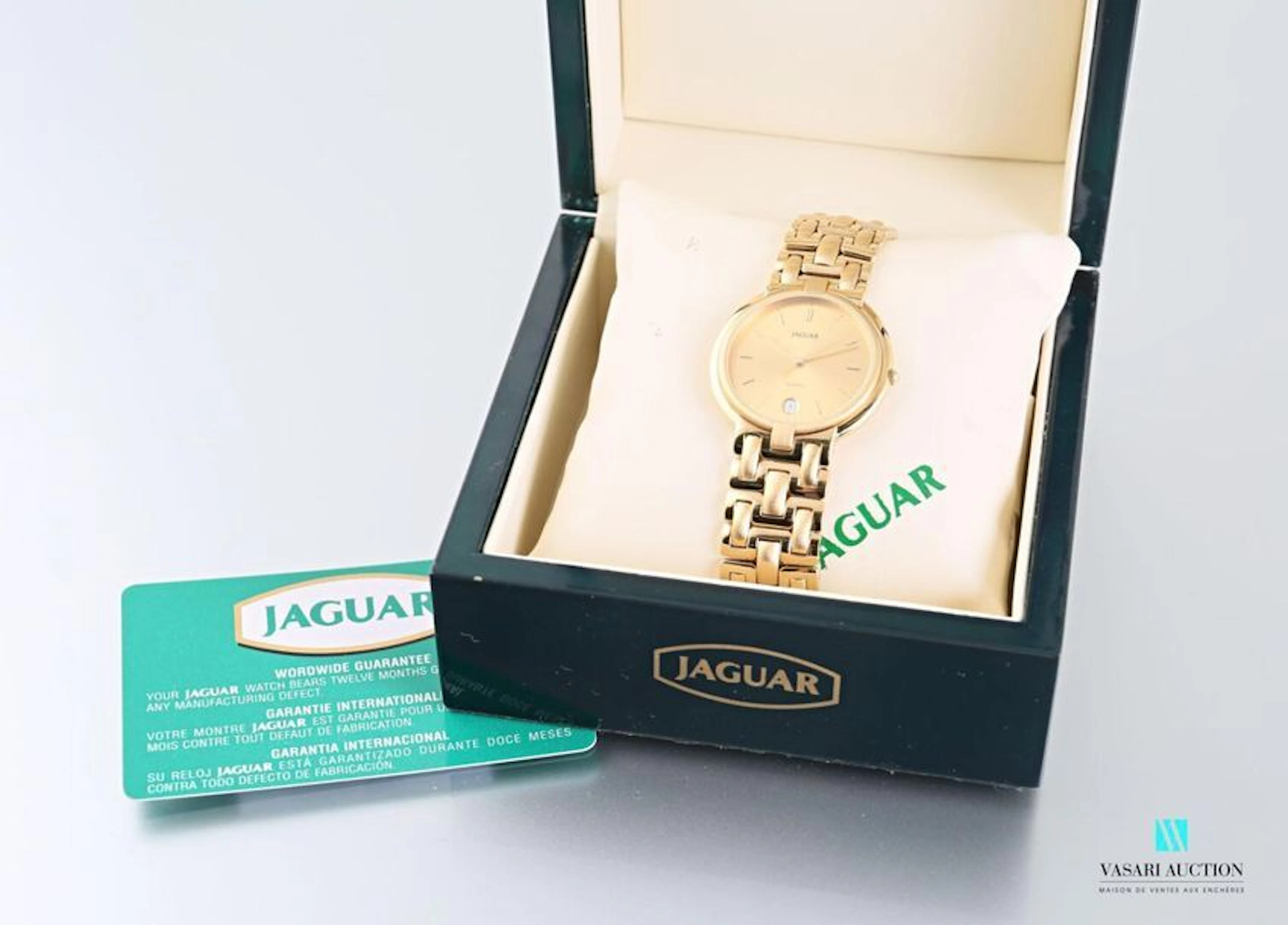 JAGUAR - Montre bracelet d'homme en plaqué... - Lot 79 - Vasari Auction