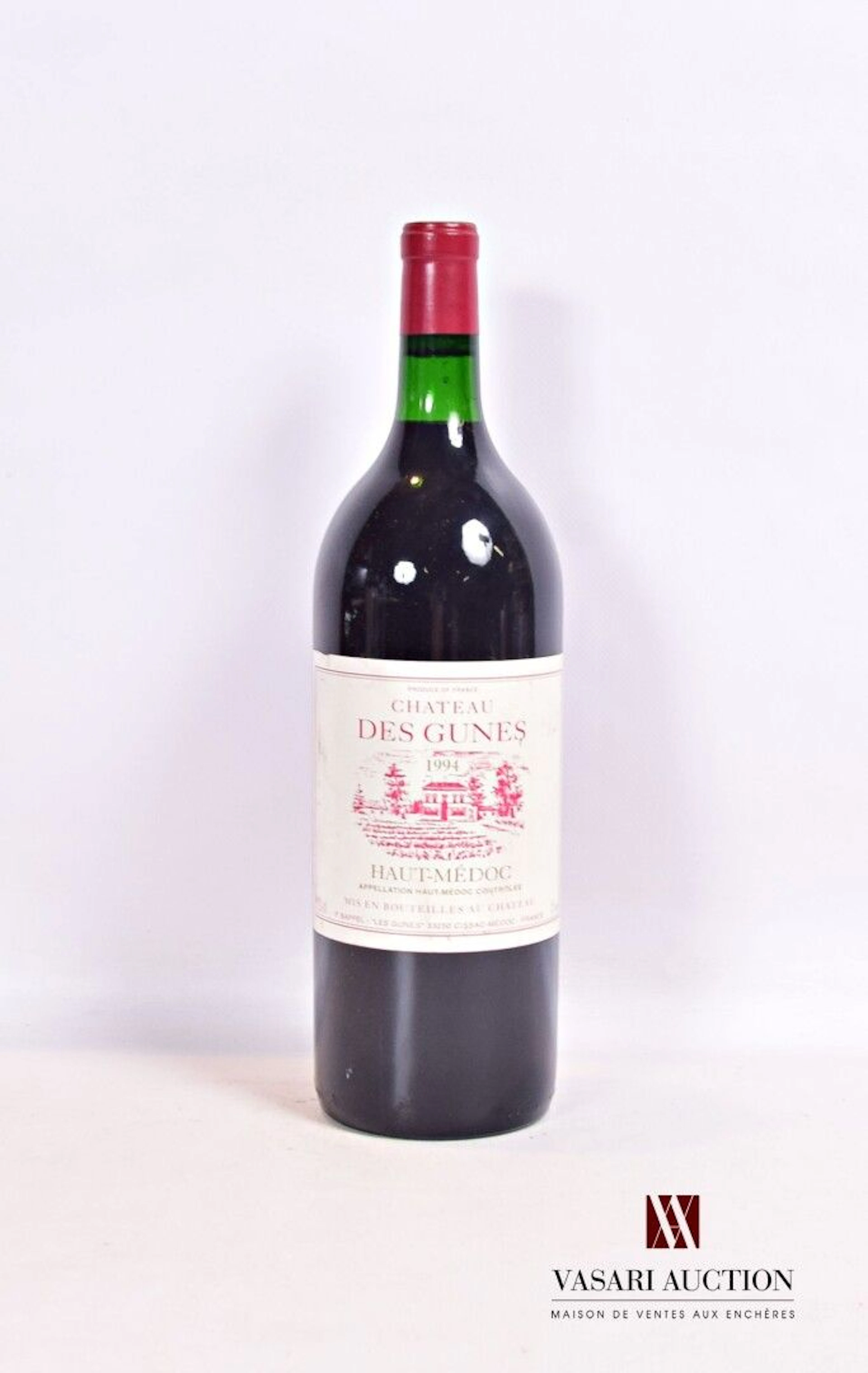 1 magnum Château DES GUNES Haut Médoc 1994... - Lot 140 - Vasari Auction