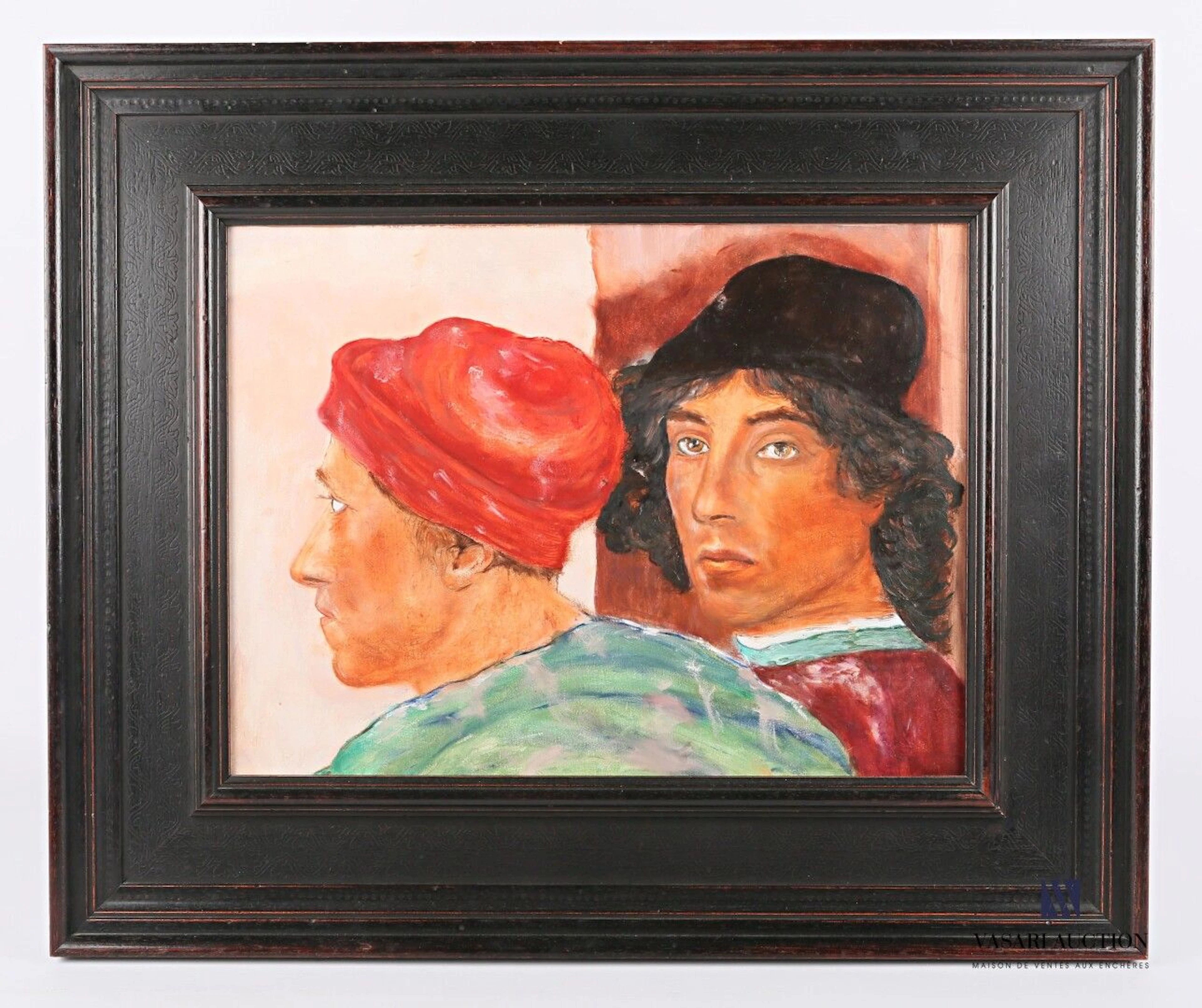 ANONYME du XXème siècle Copie d'un autoportrait... - Lot 96 - Vasari Auction