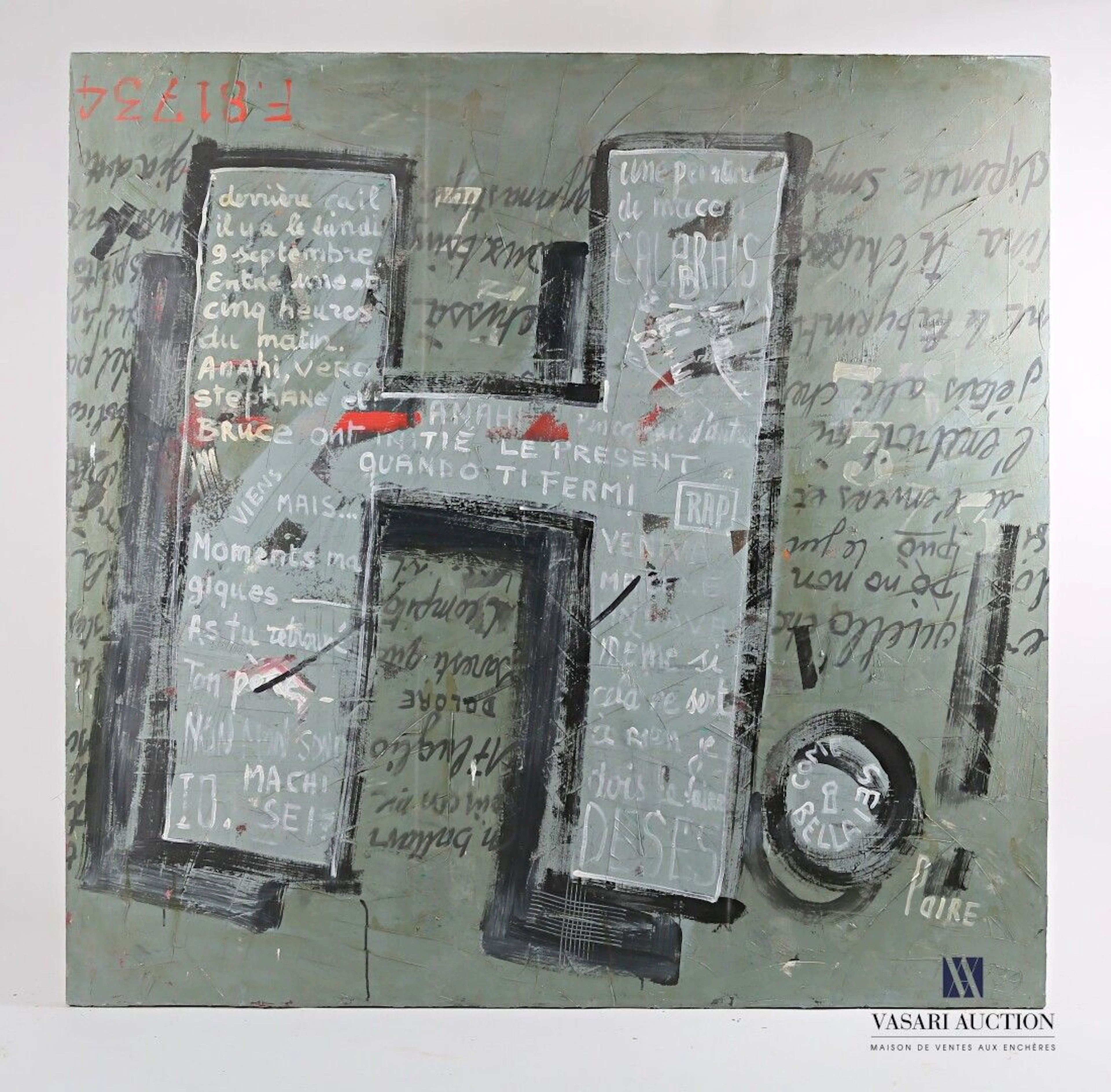 PASSANITI Francesco (né en 1952) Ho! Acrylique... - Lot 4 - Vasari Auction