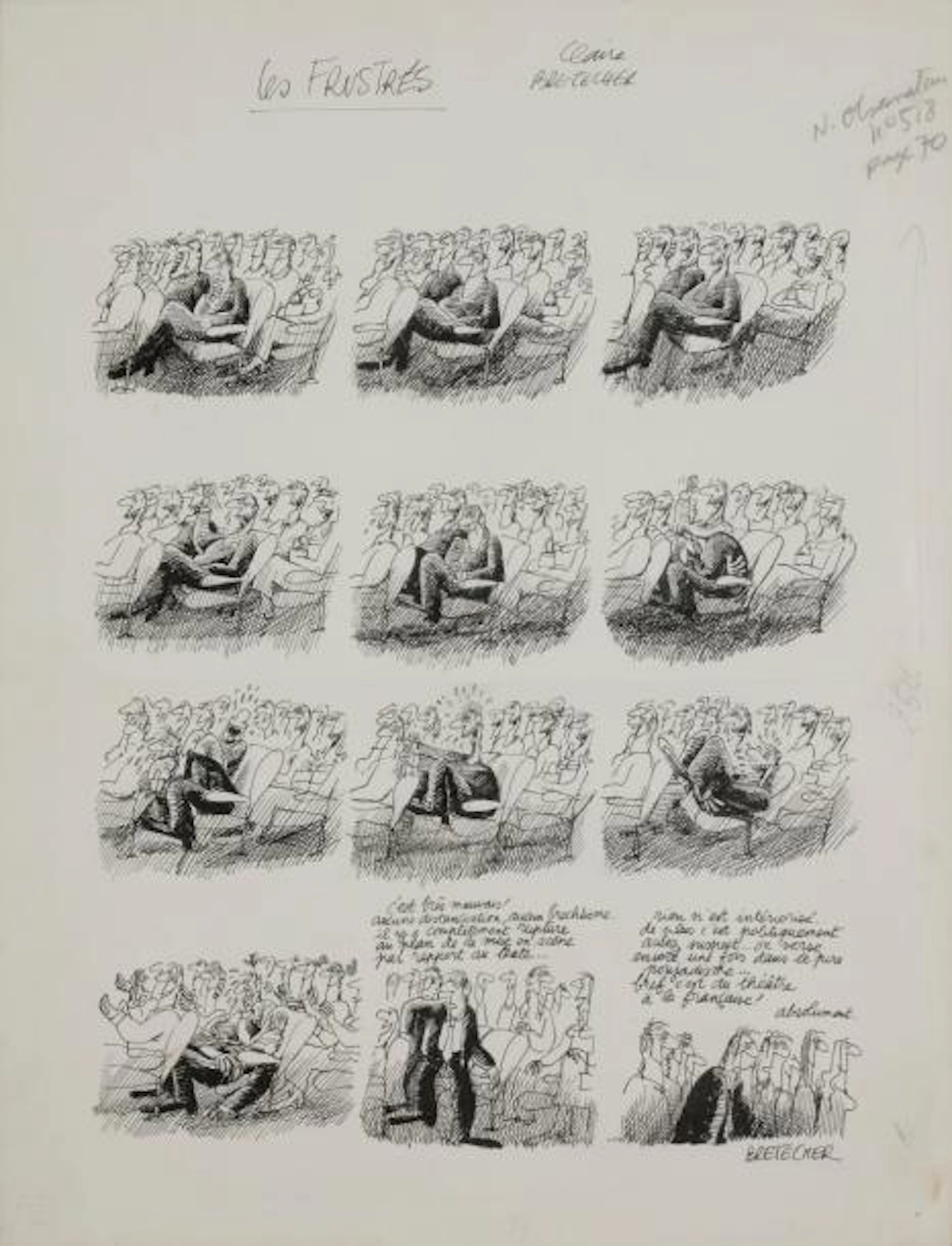 Claire BRETÉCHER (née en 1940) Les Frustrés…