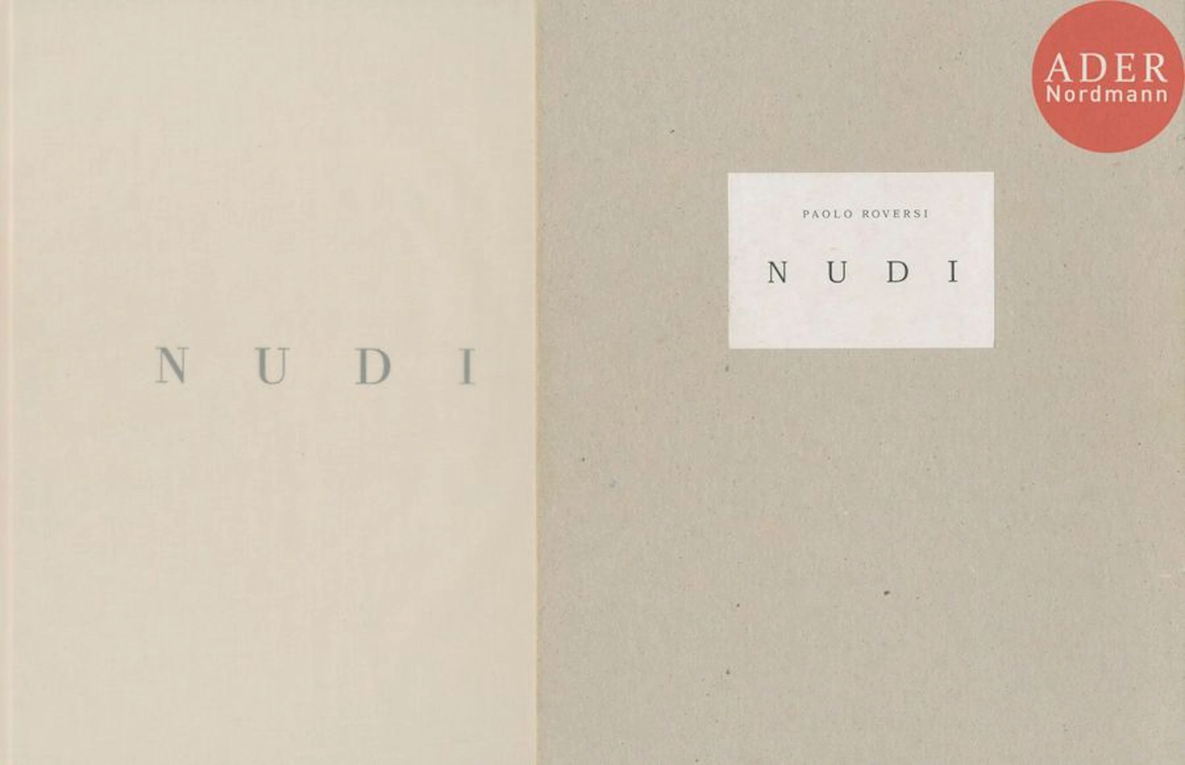 ROVERSI, PAOLO (1947) Nudi. Stromboli, Paris,…