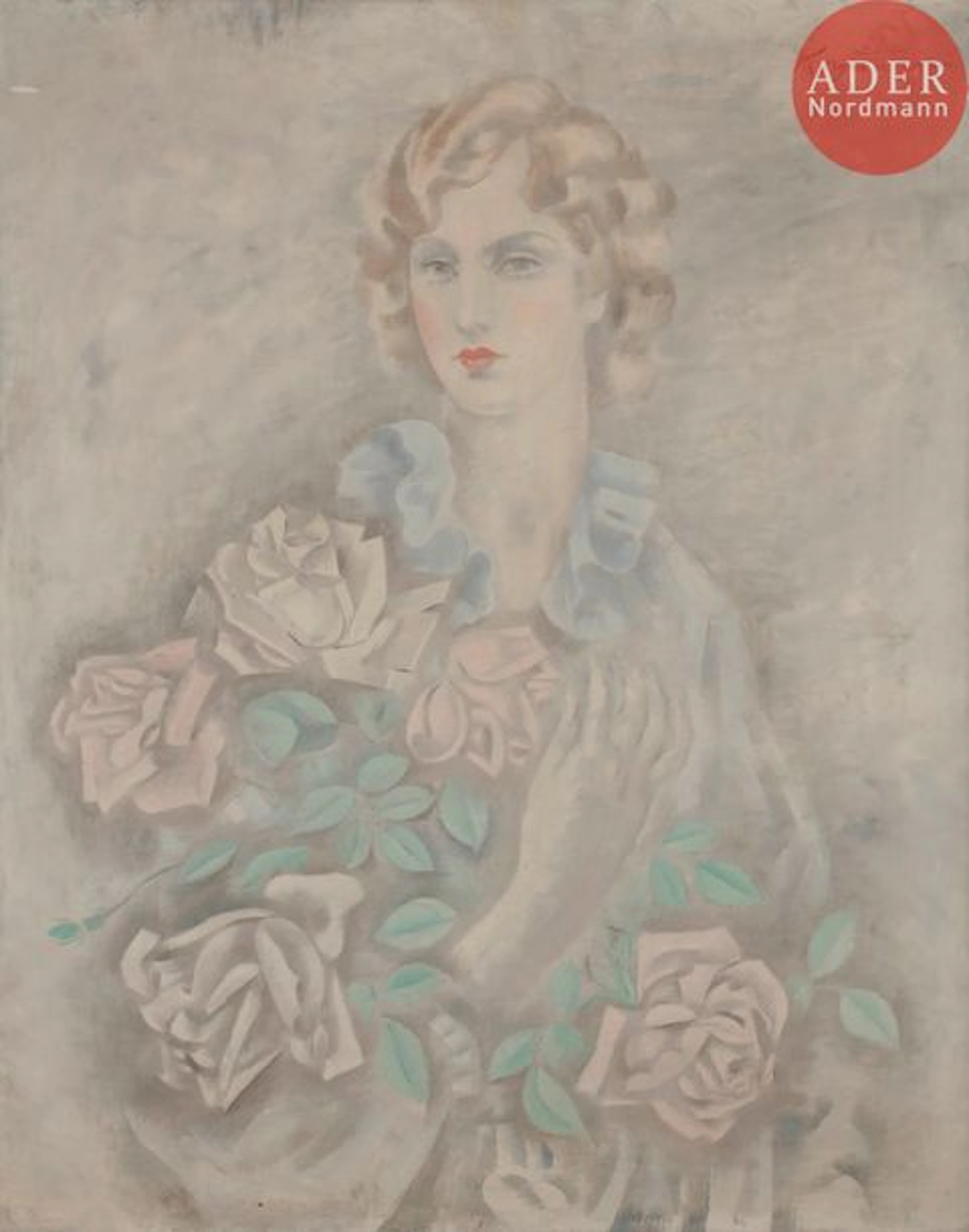 Sei KOYANAGUI (1896-1948) Femme au bouquet…