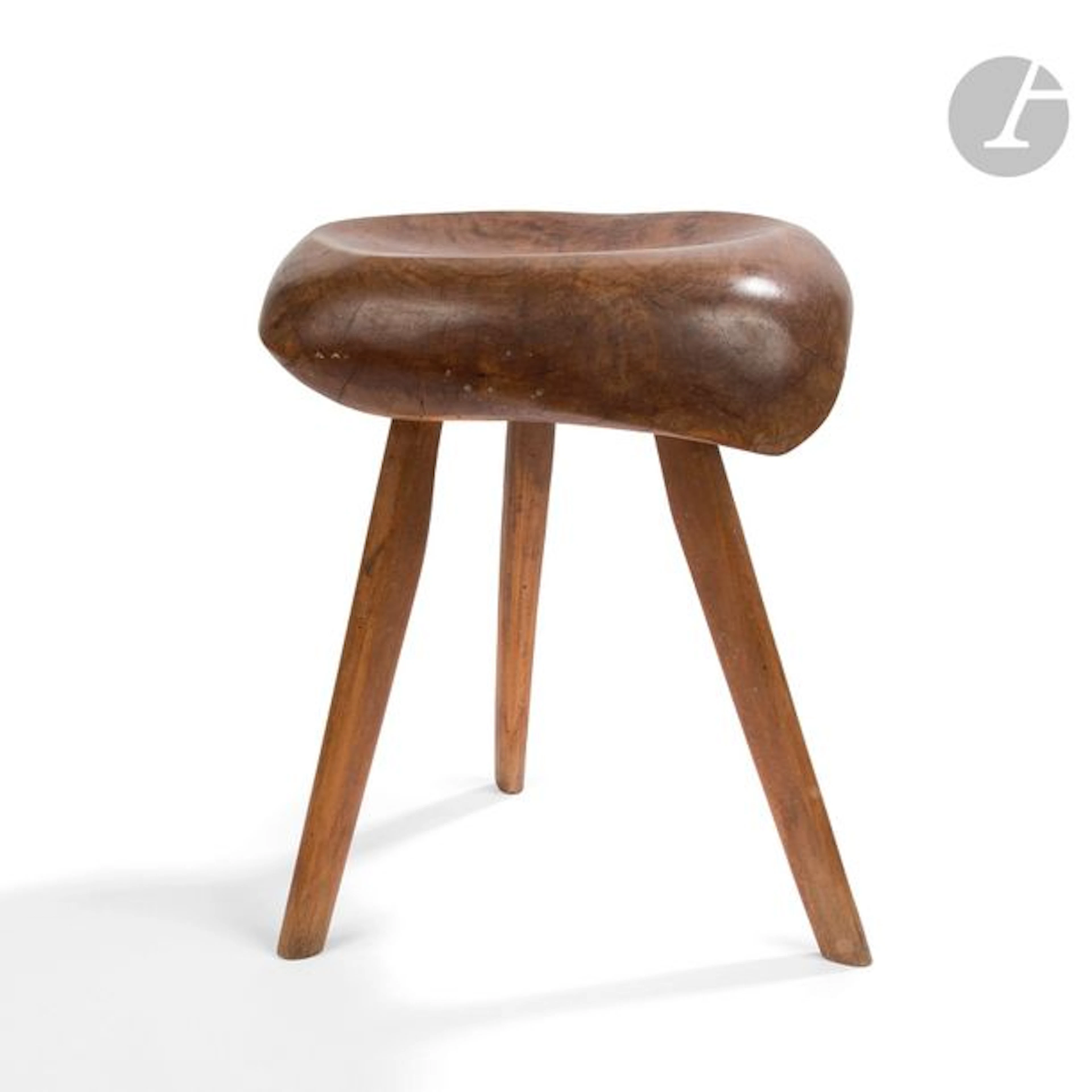 MICHEL CHAUVET (1916-2001) Tabouret, 1962…