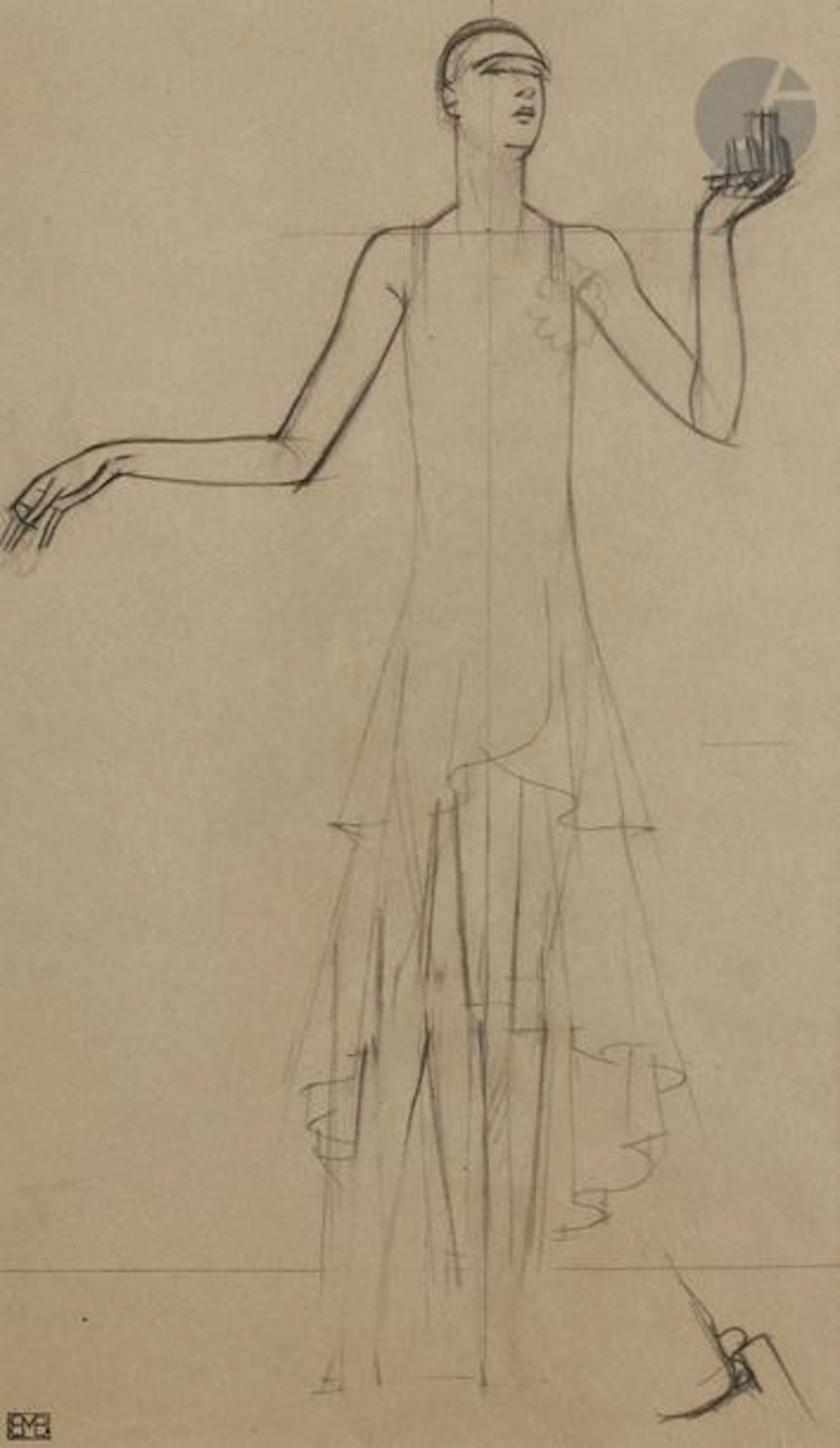 Bernard BOUTET de MONVEL (1884 - 1949) Élégante,…
