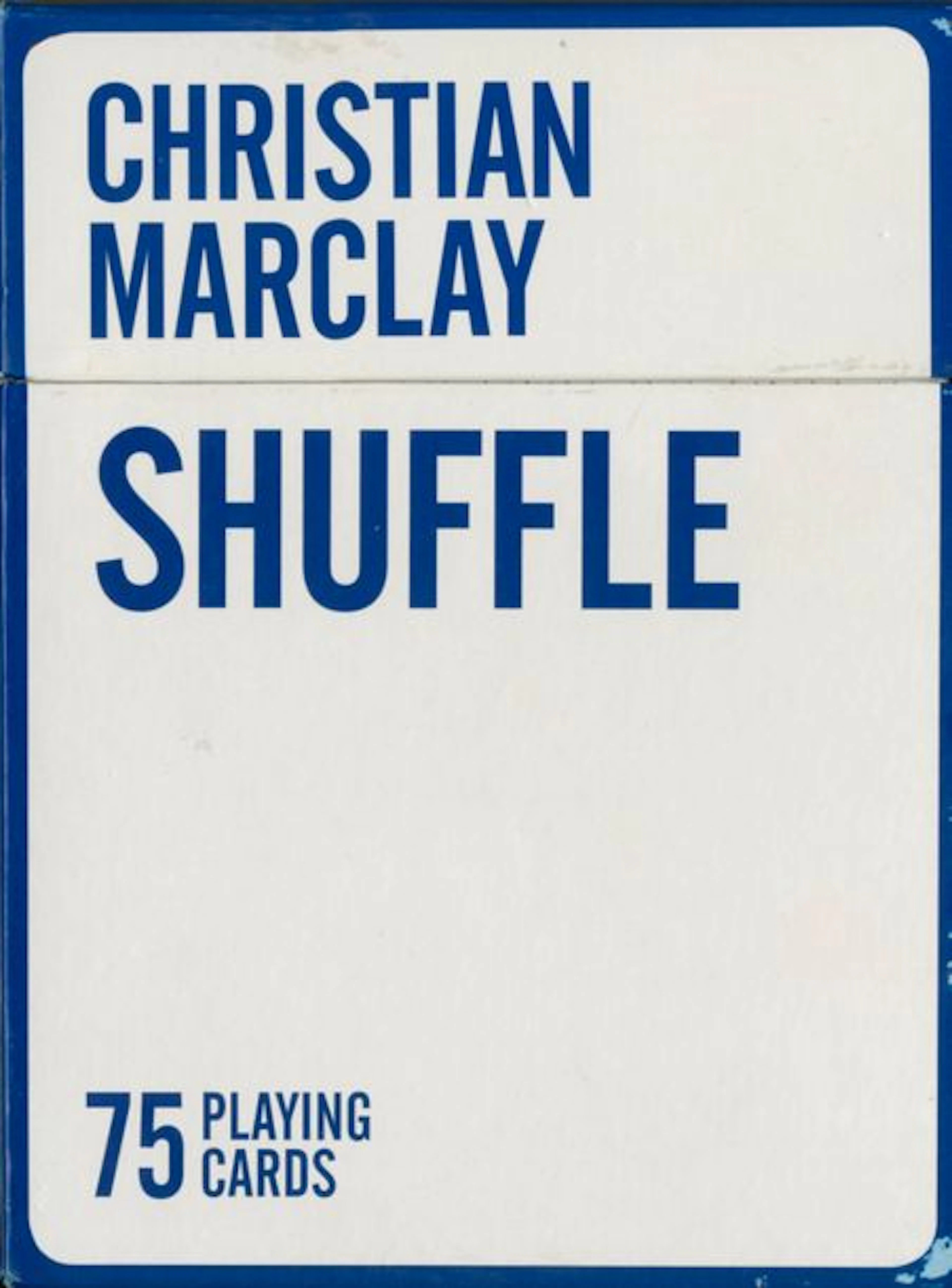 MARCLAY, CHRISTIAN (1955) Shuffle. 75 playing…