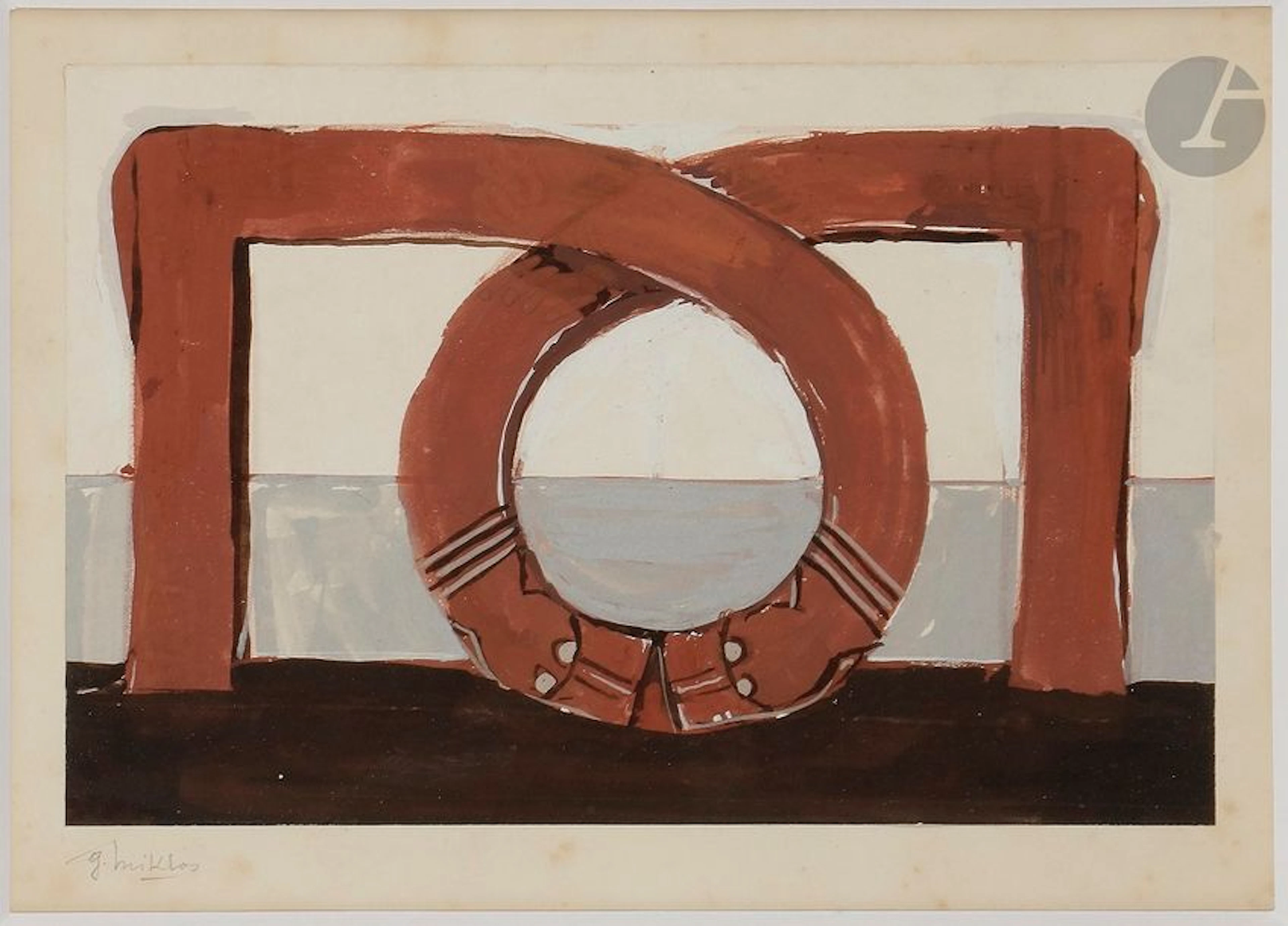 GUSTAVE MIKLOS (1888-1967) Projet d’un modèle…
