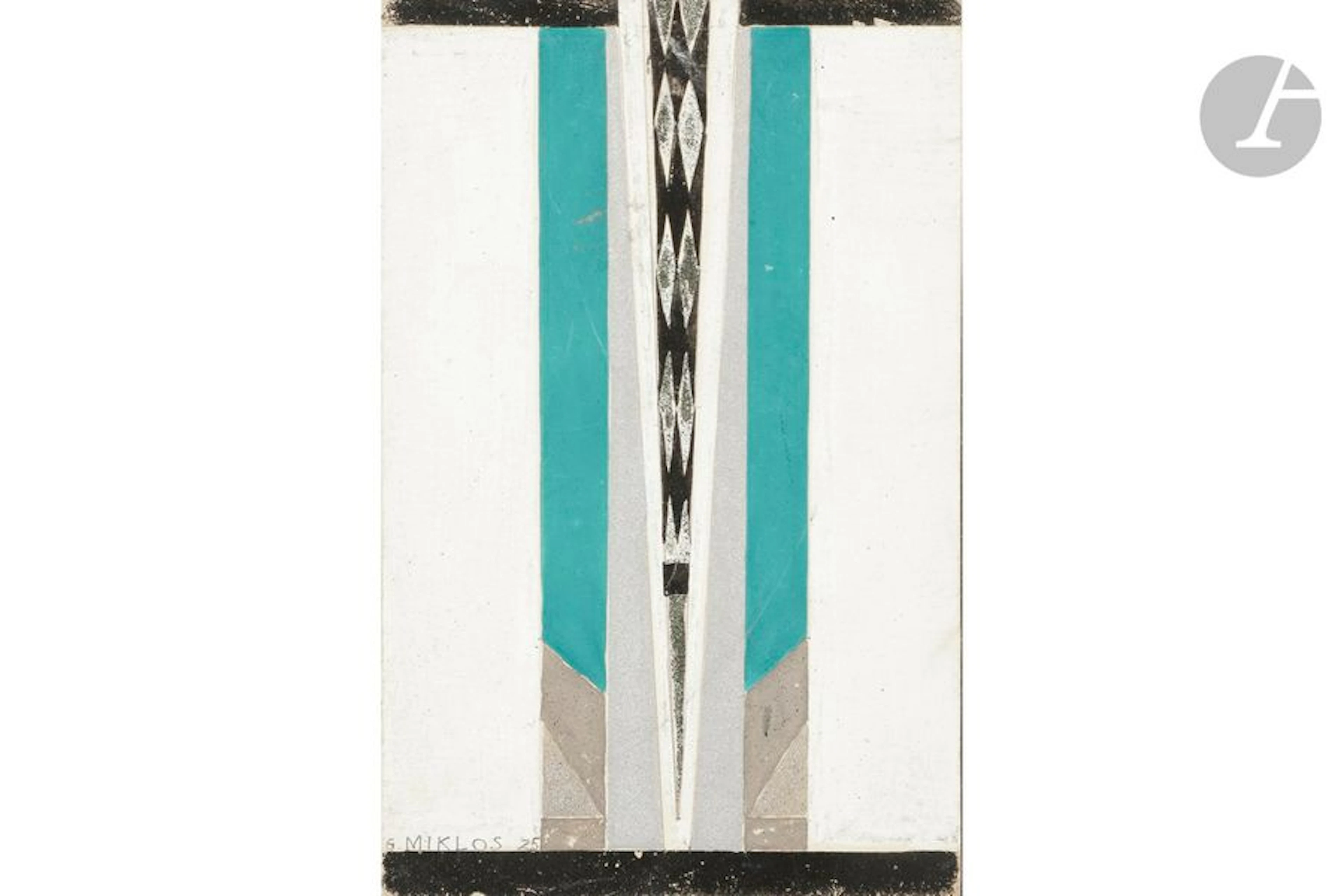 GUSTAVE MIKLOS (1888-1967) Projet de décor…