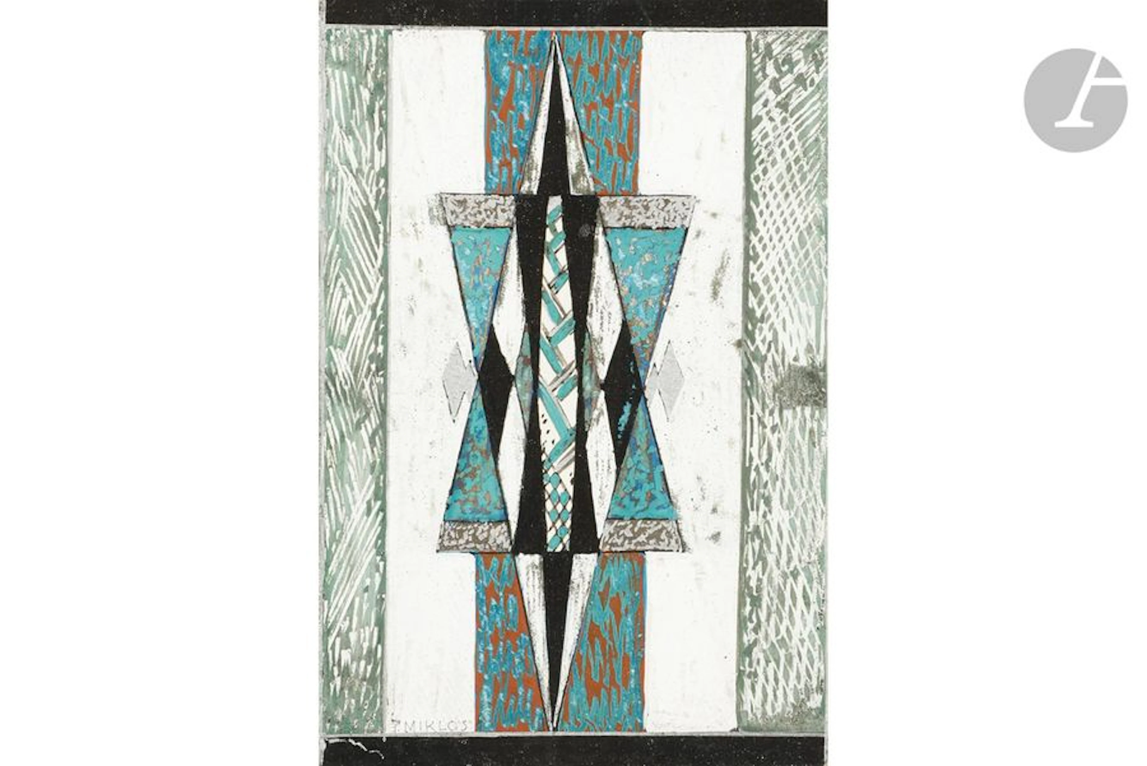 GUSTAVE MIKLOS (1888-1967) Projet de décor…