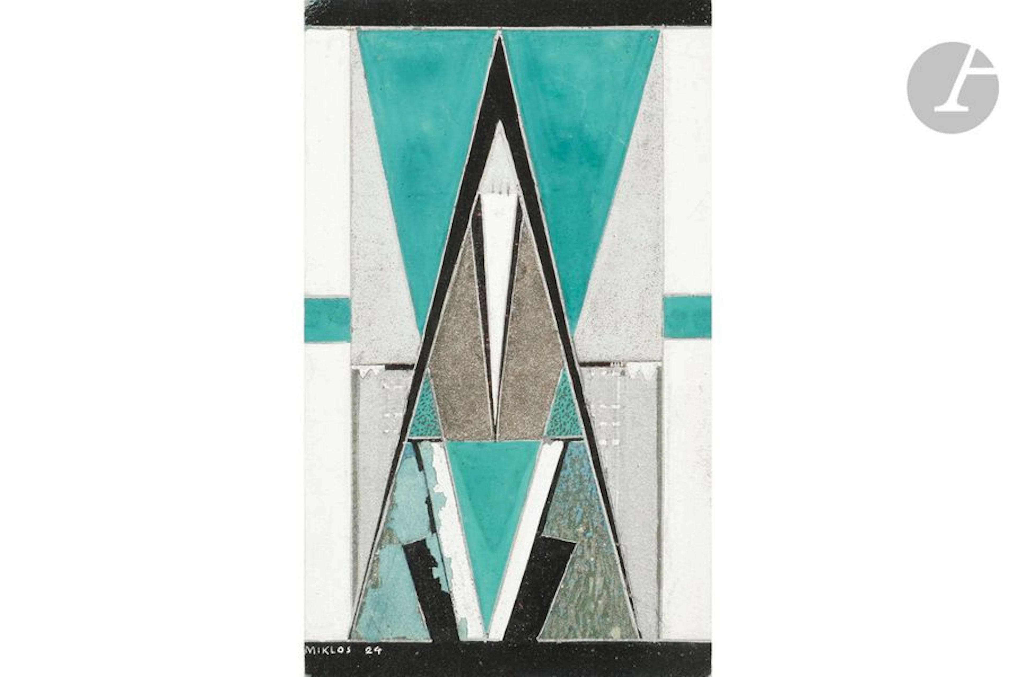 GUSTAVE MIKLOS (1888-1967) Projet de décor…