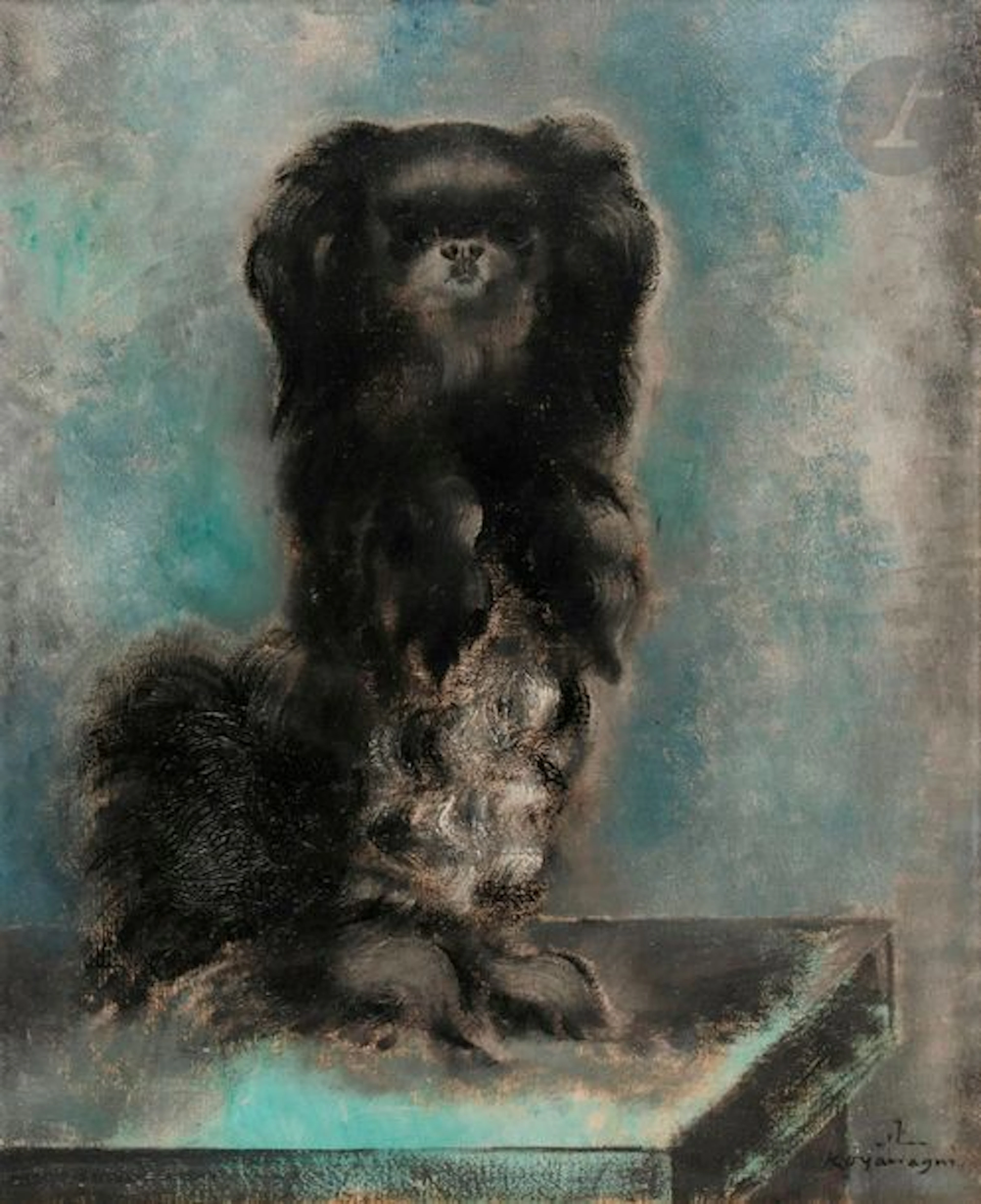 Sei KOYANAGUI [japonais] (1896-1948) Pékinois,...