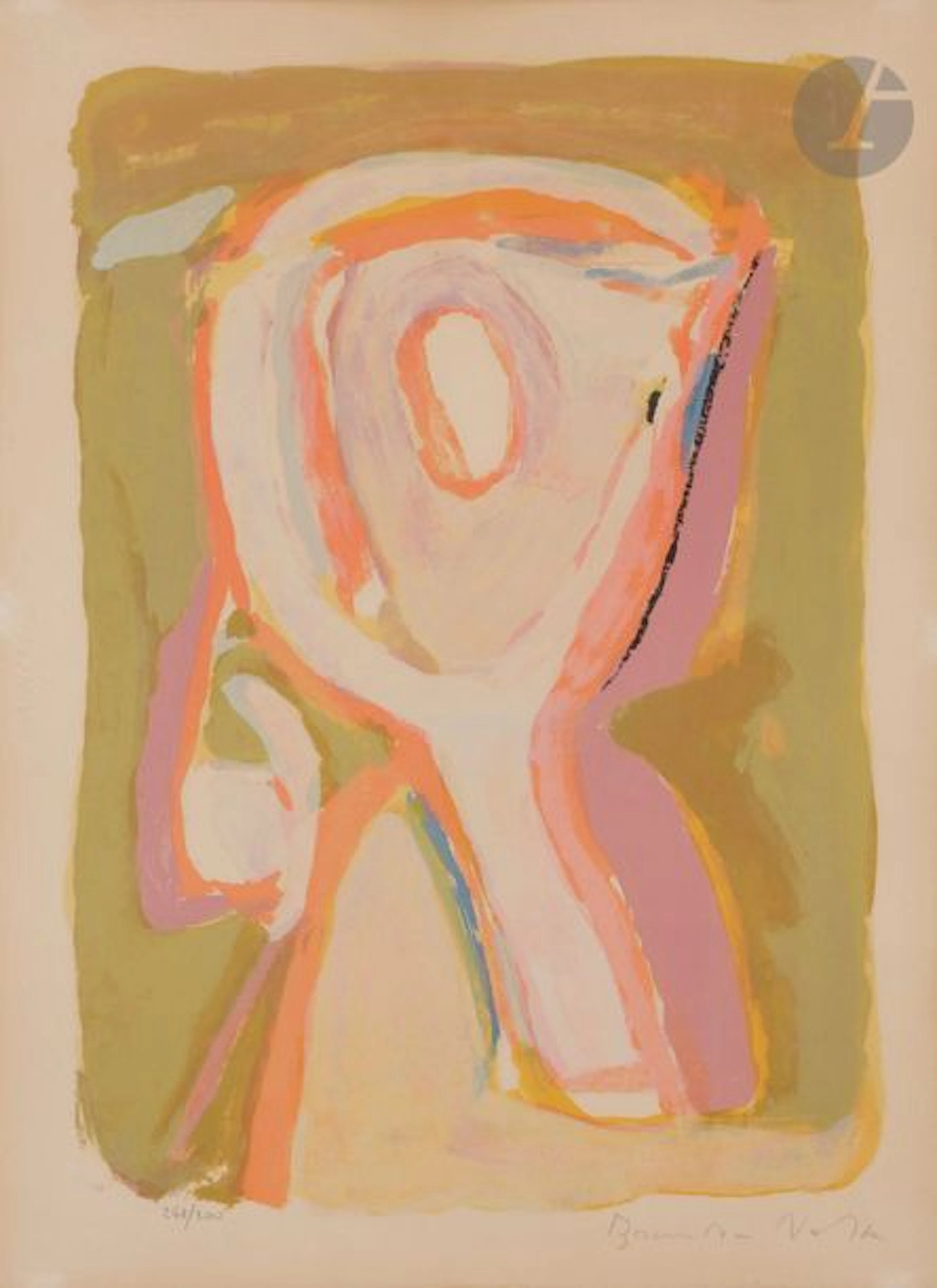 Bram van VELDE (1895-1981) Crépuscule, 1969...