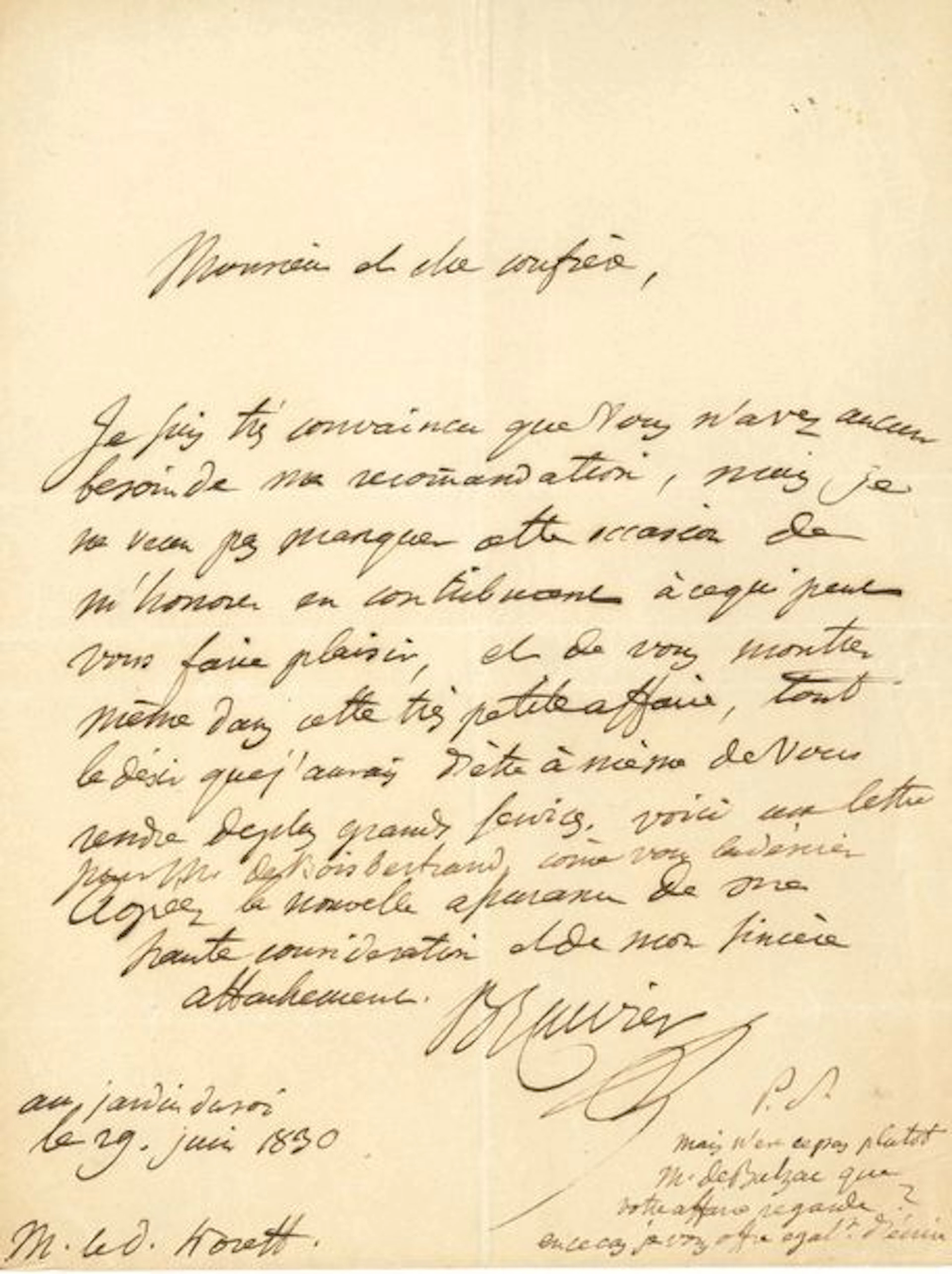 CUVIER Georges (1769-1832) paléontologue...