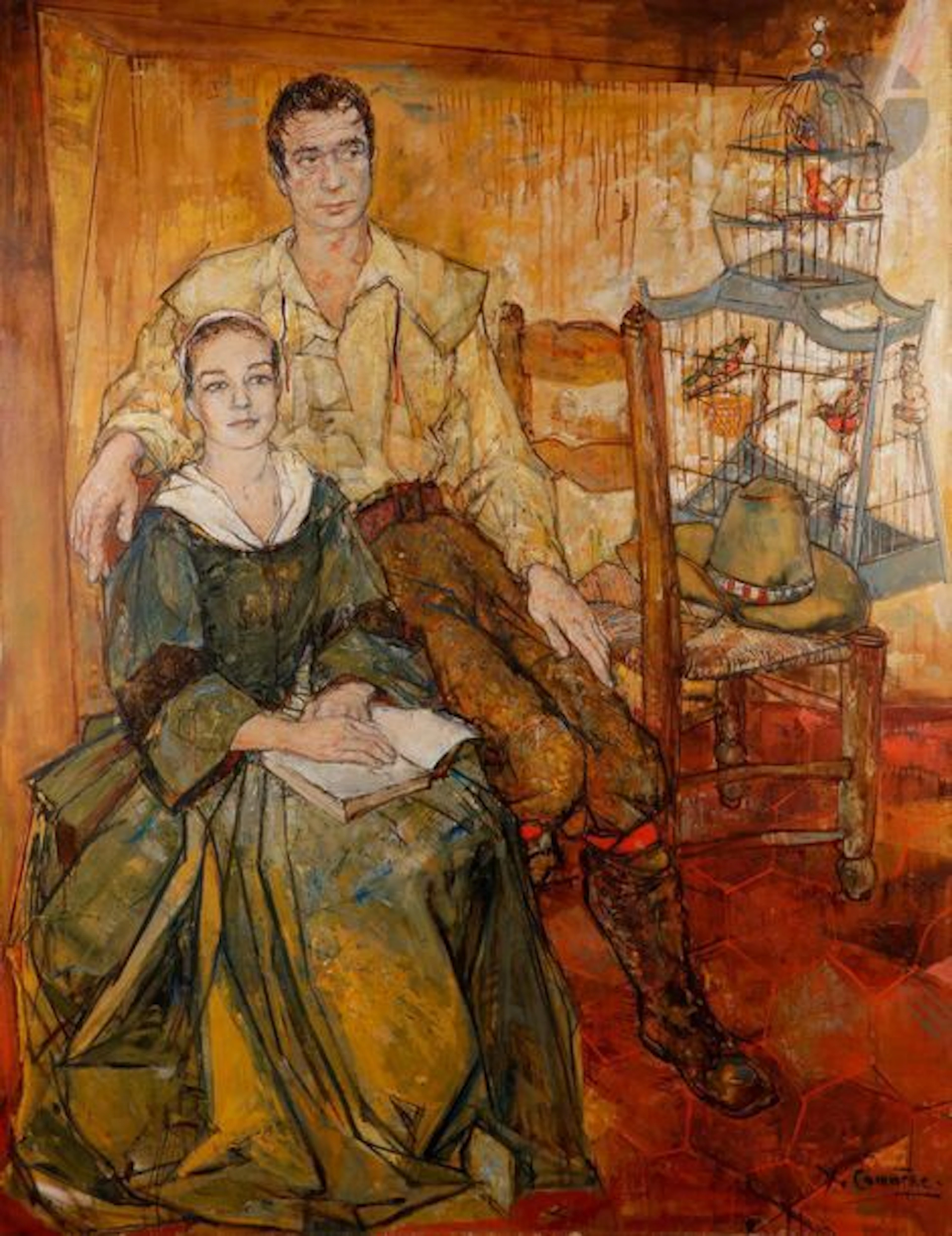 Jean COMMÈRE (1920-1986) Yves Montand et...