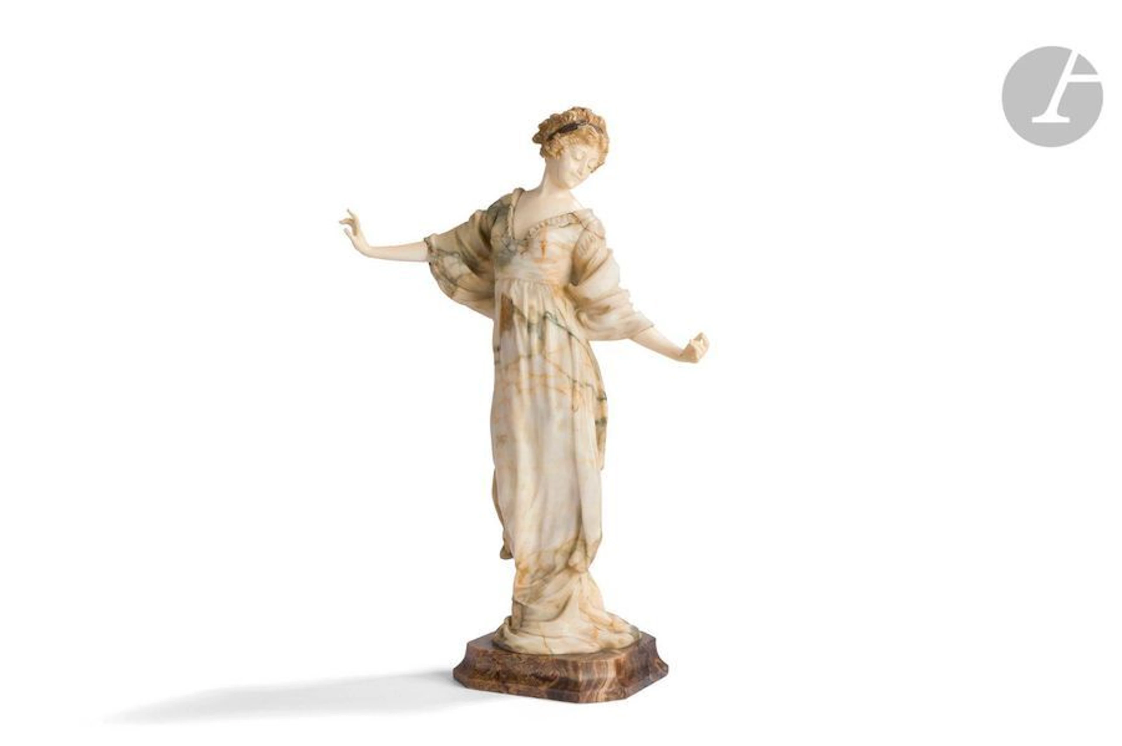 PAUL PHILIPPE (1870-1930) Élégante au miroir...