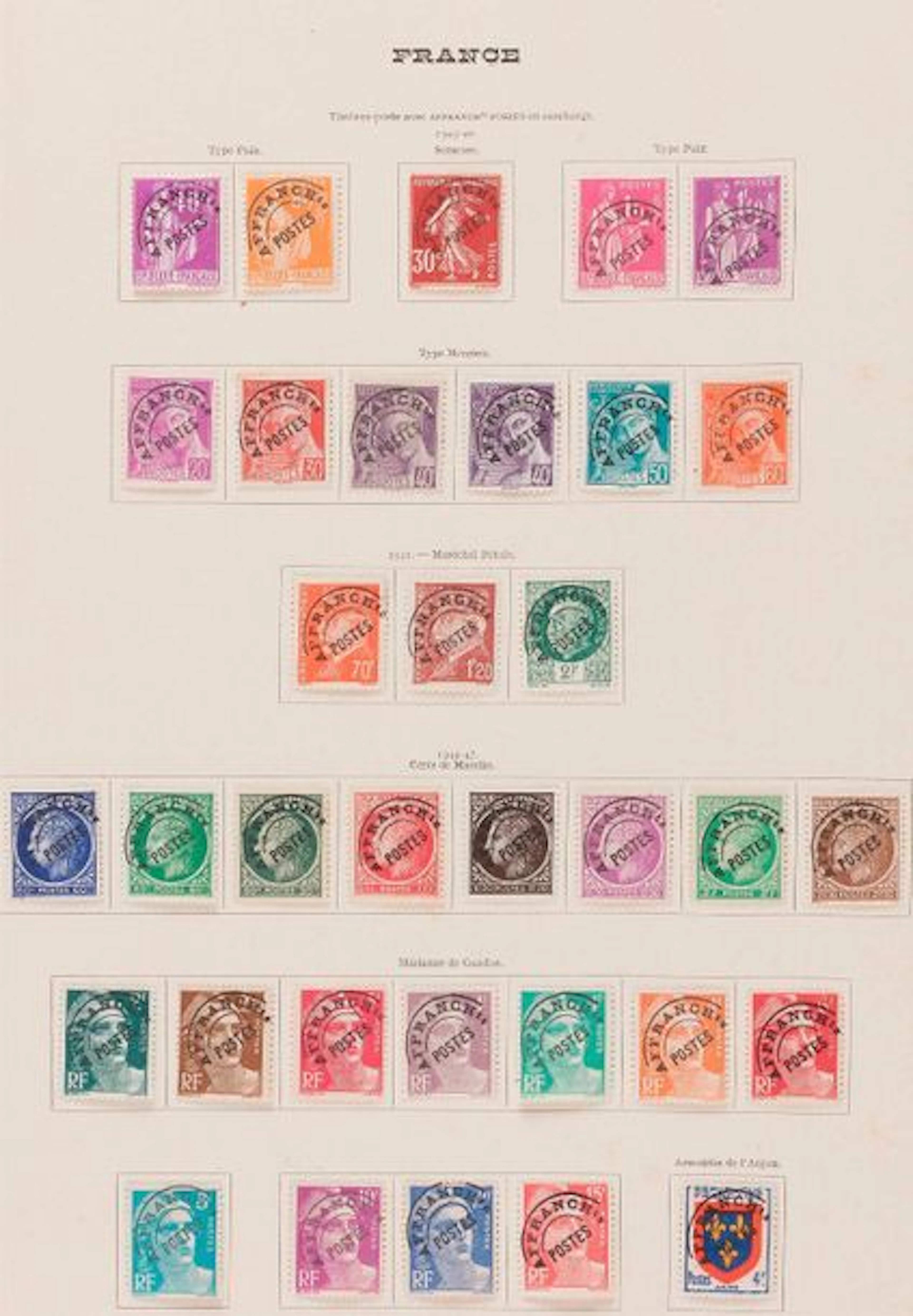 [TIMBRES] FRANCE Bonnes valeurs de France...