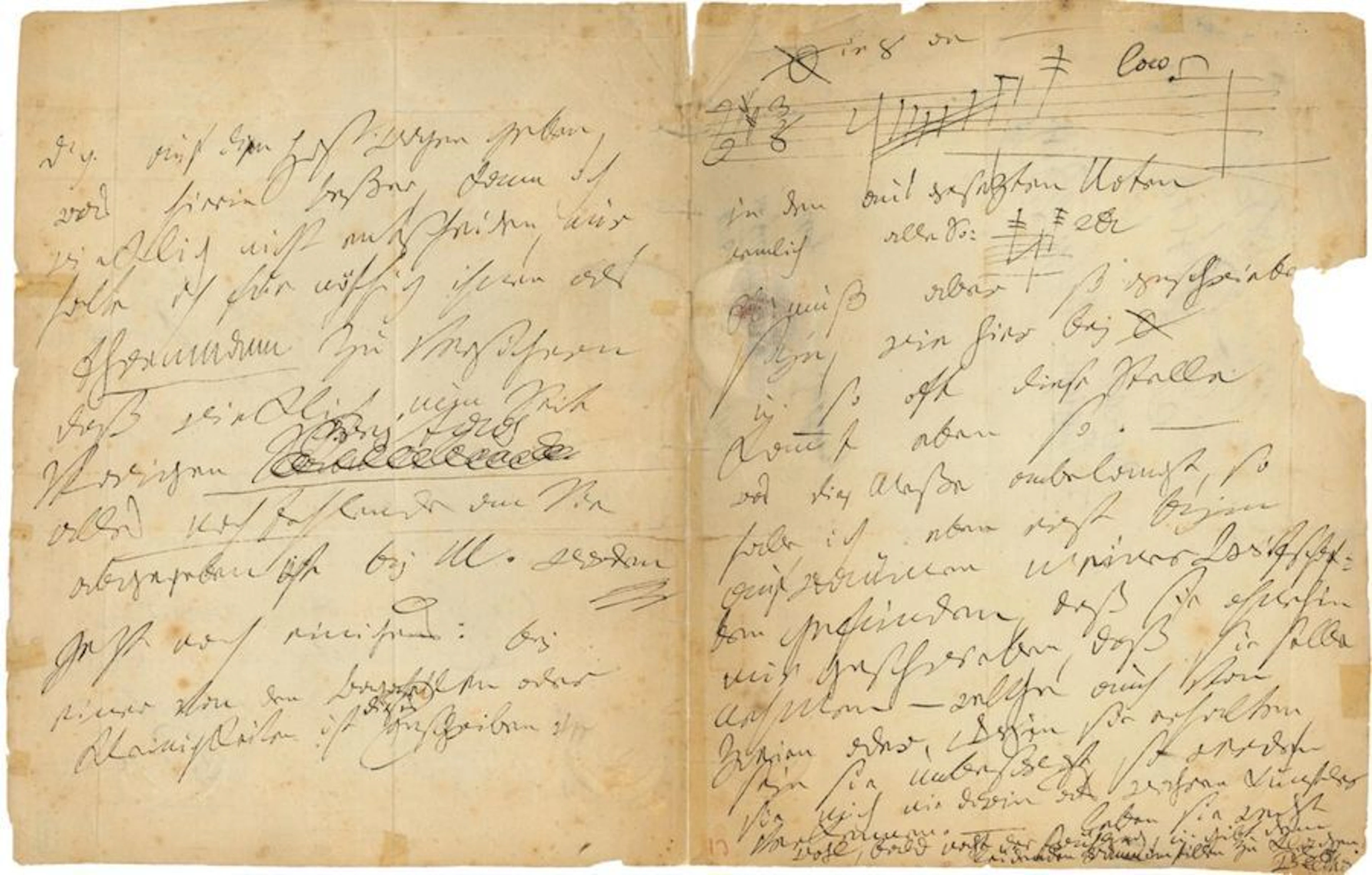 BEETHOVEN Ludwig van (1770-1827). L.A.S....