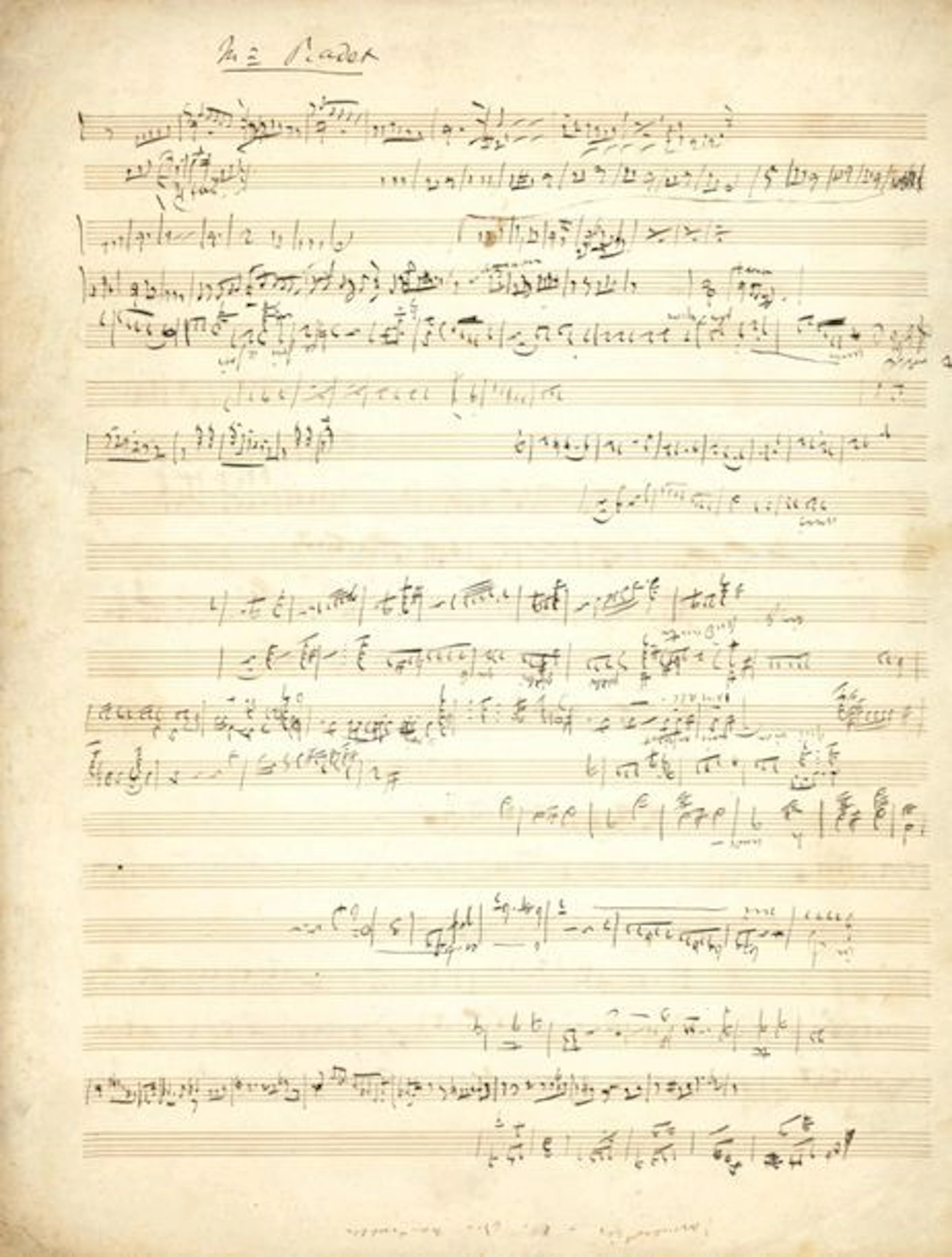OFFENBACH Jacques (1819-1880). MANUSCRIT...