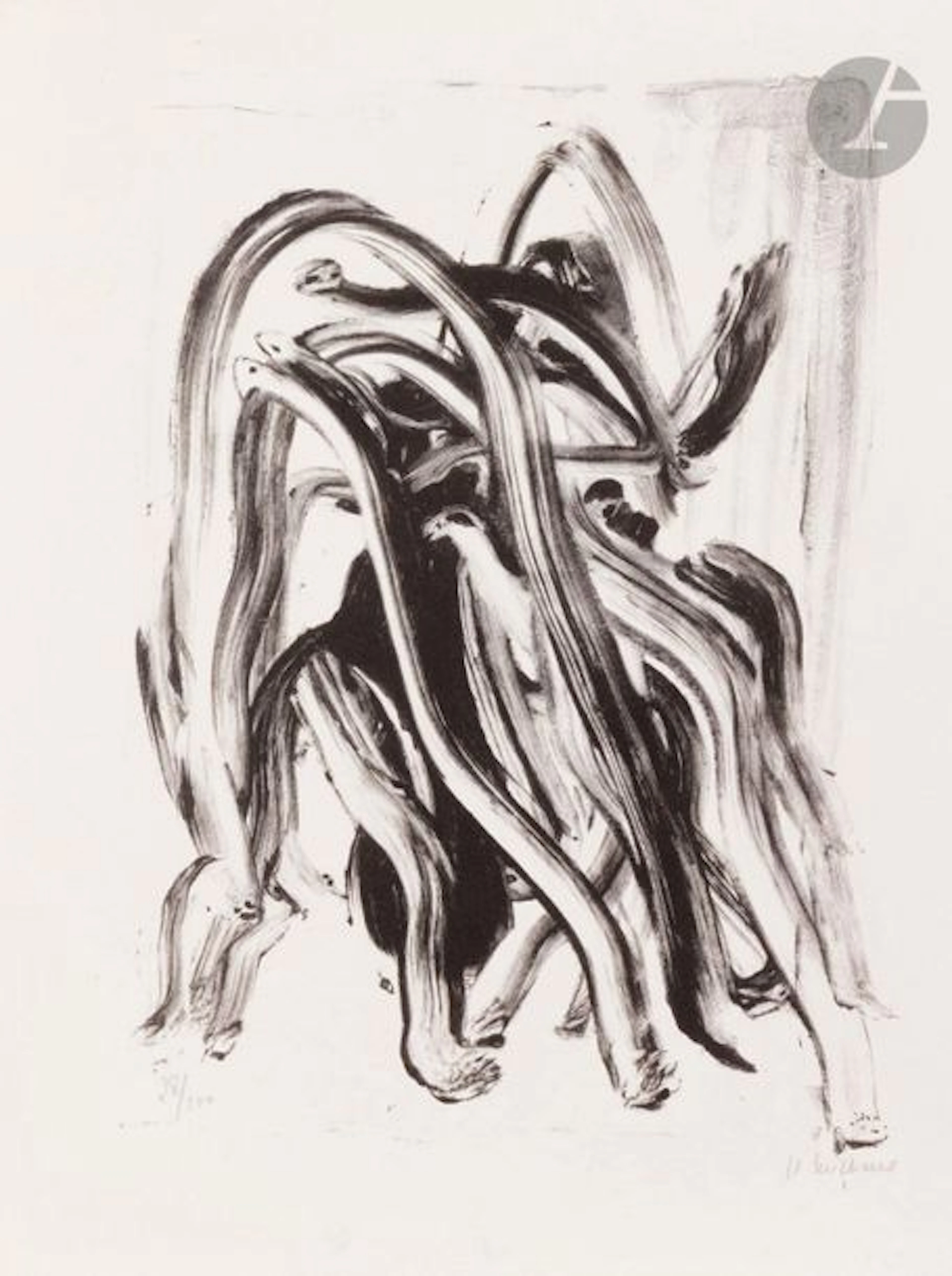 Henri Michaux (1899-1944) Composition (pl....