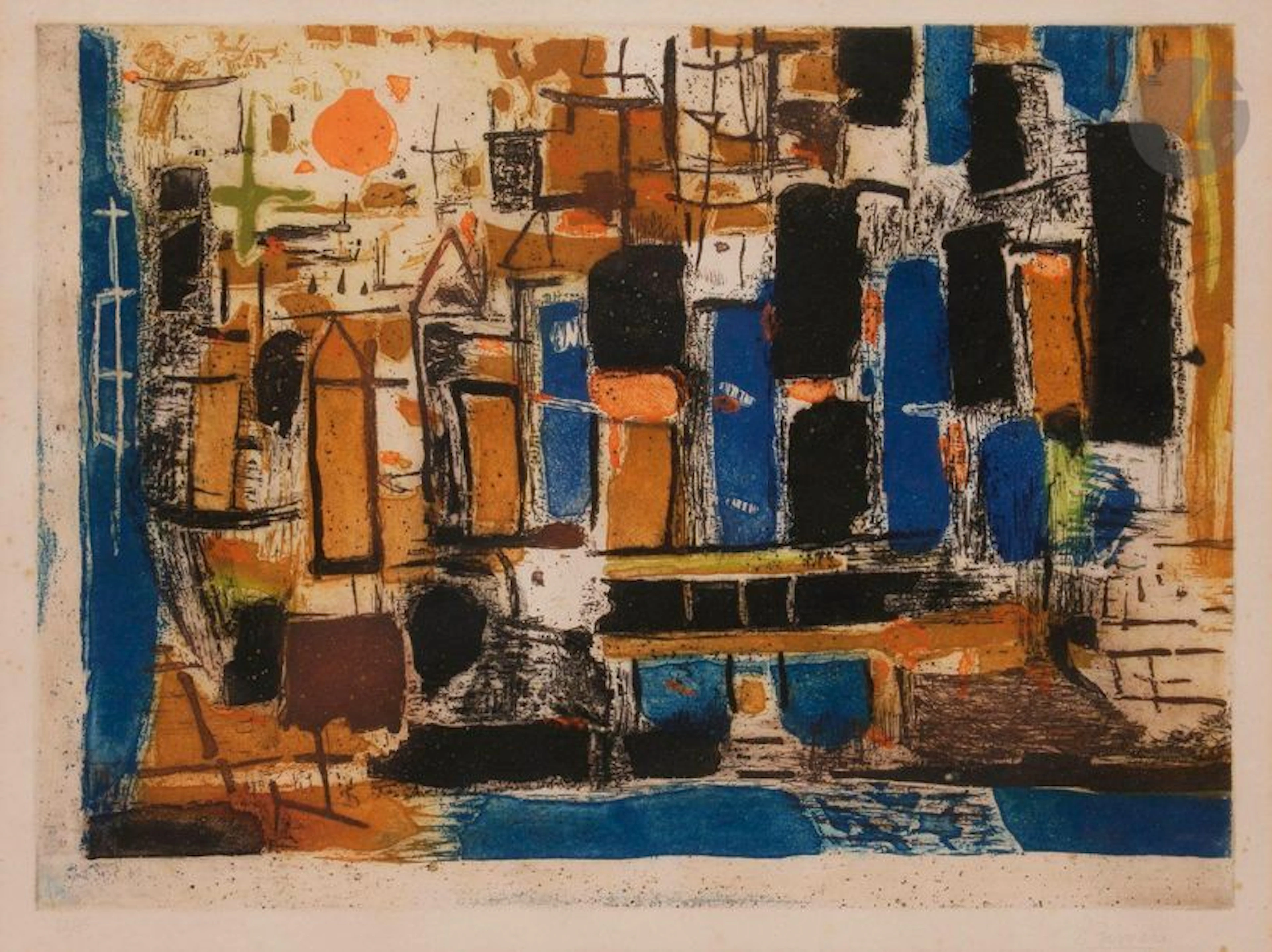 Roger Bissière (1886-1964) Composition, vers...