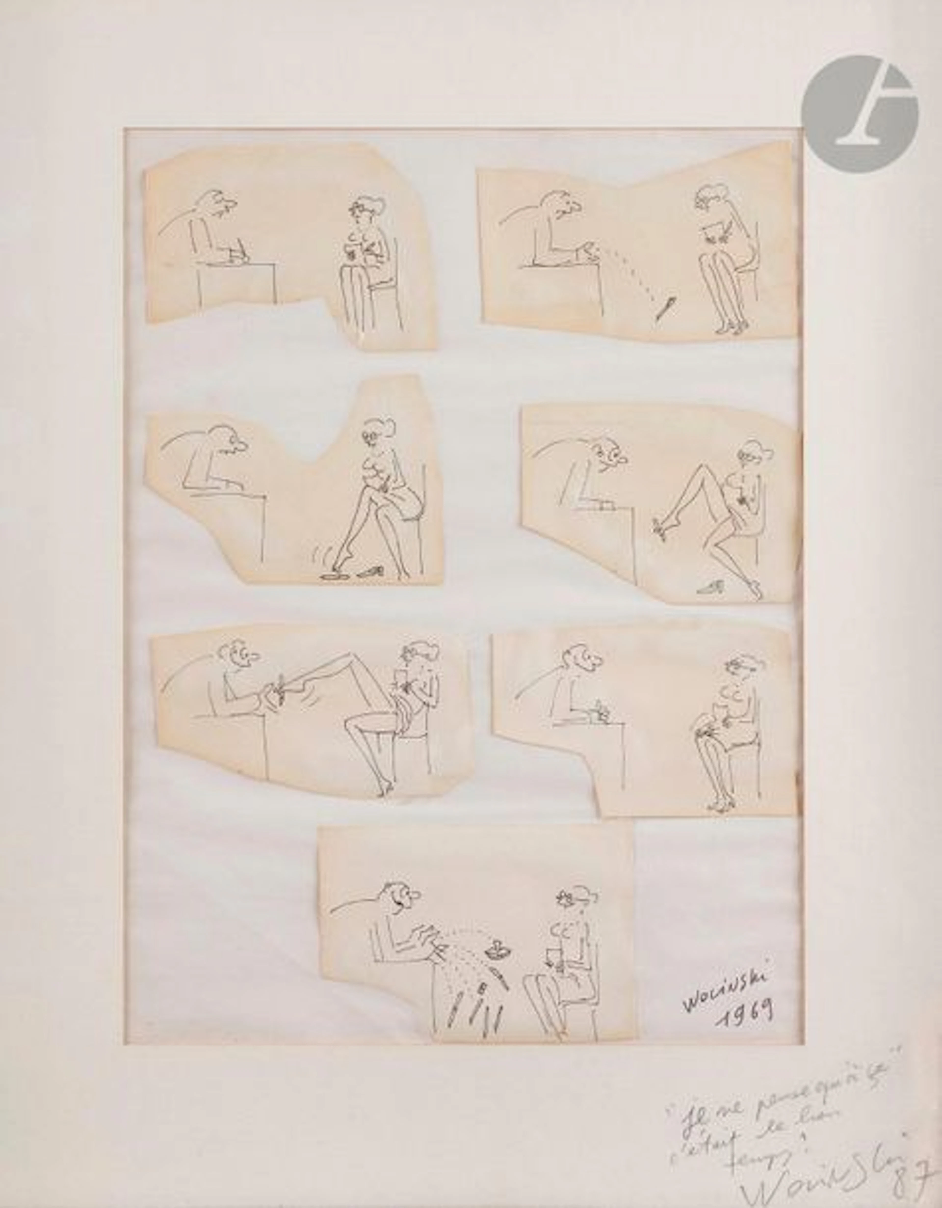 Georges WOLINSKI (1934-2015) La Secrétaire,...