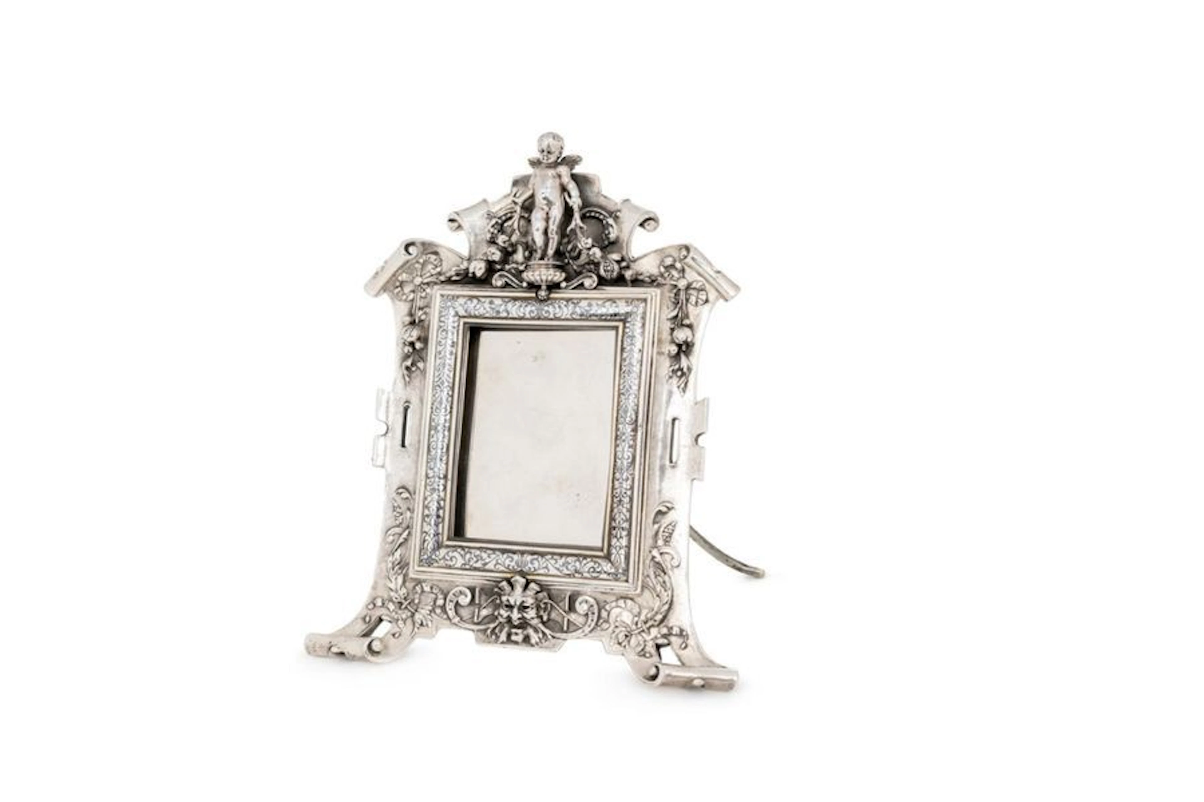MAISON VEVER CIRCA 1870 - 1880 Miroir à poser...