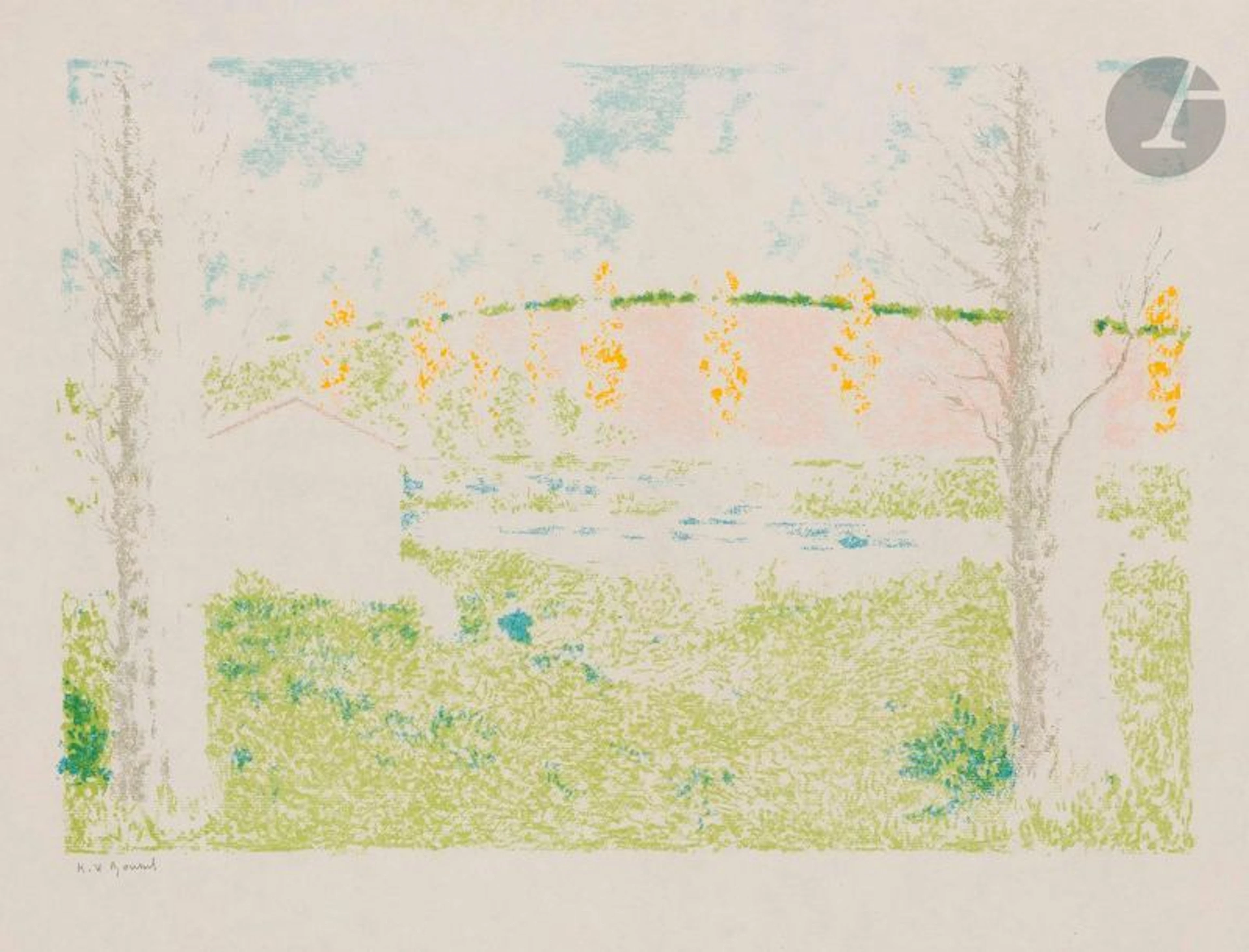 Ker-Xavier Roussel (1867-1944) Paysage avec...
