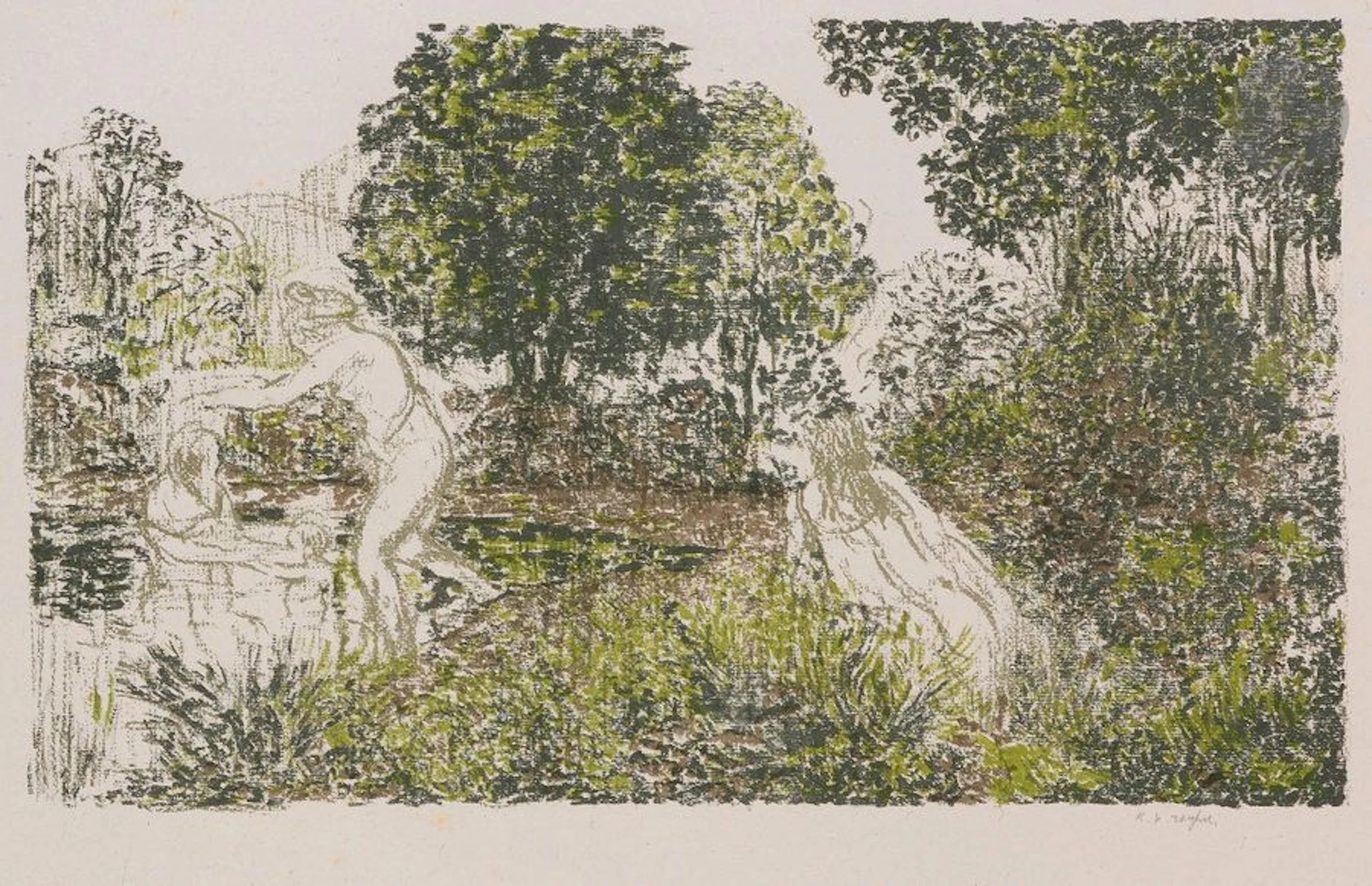 Ker-Xavier Roussel (1867-1944) Baigneuses....
