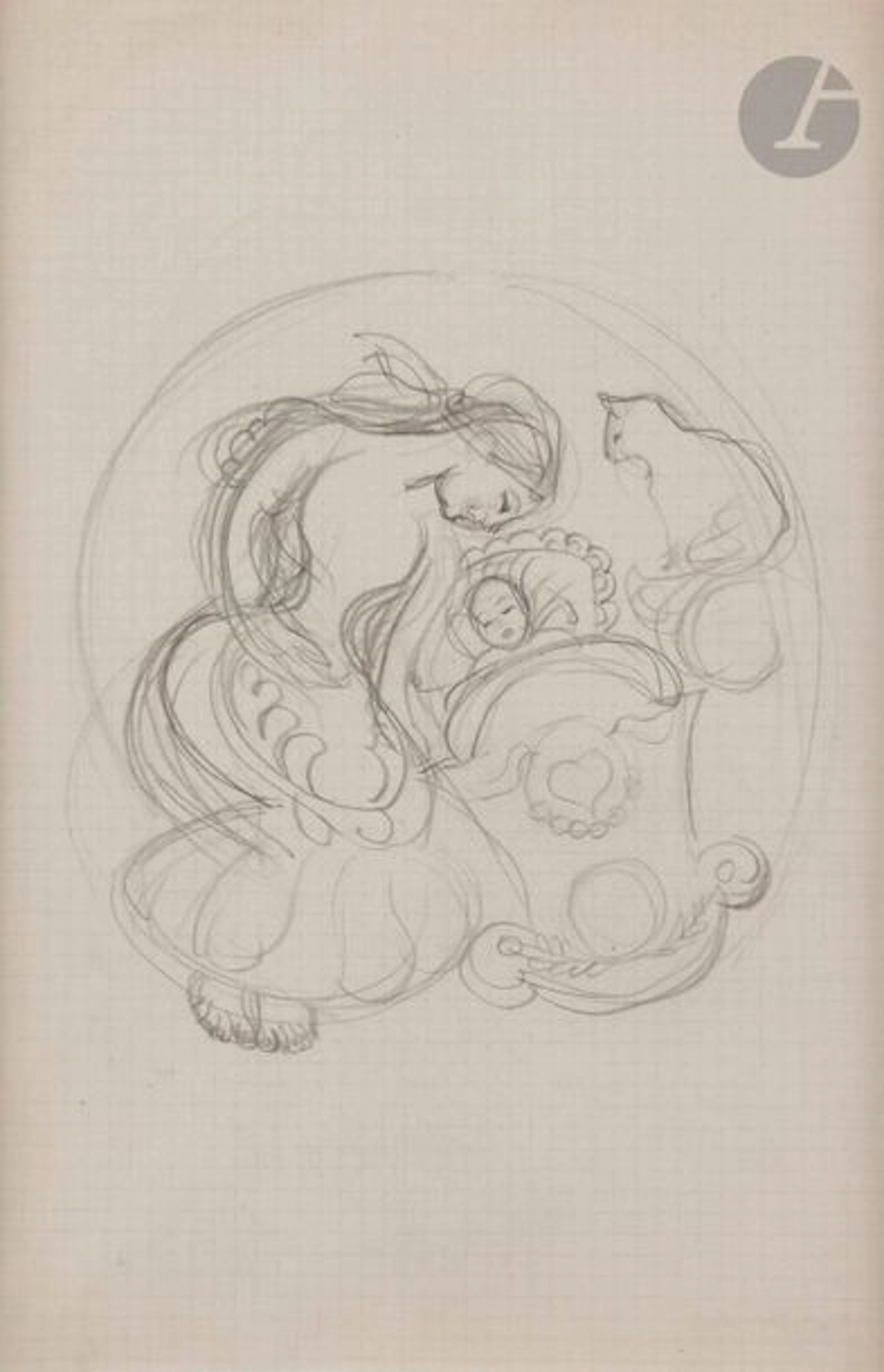 František KUPKA (1871-1957) Autour du berceau...