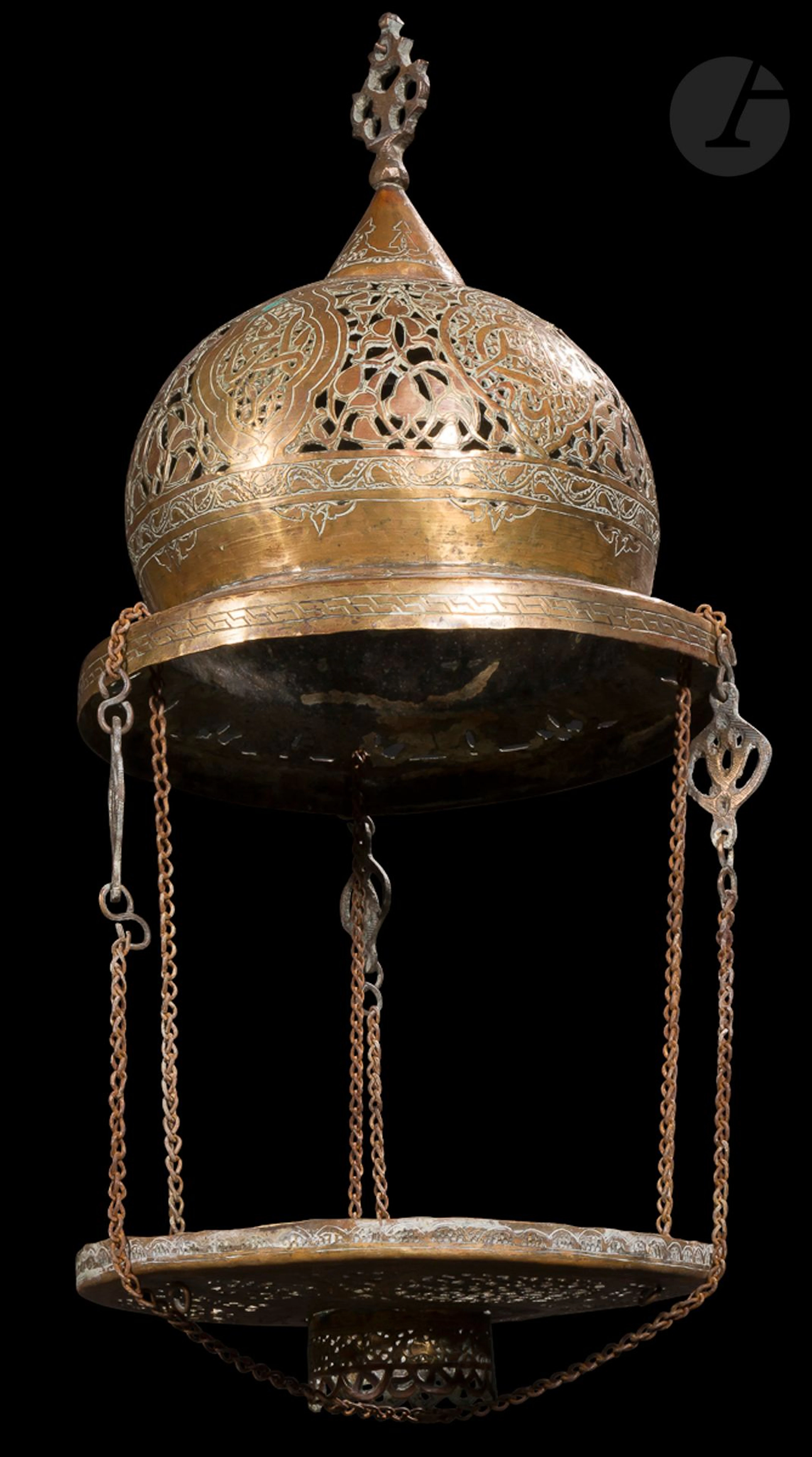 Lampe suspendue, Égypte ou Proche-Orient,... - Lot 255 - Ader