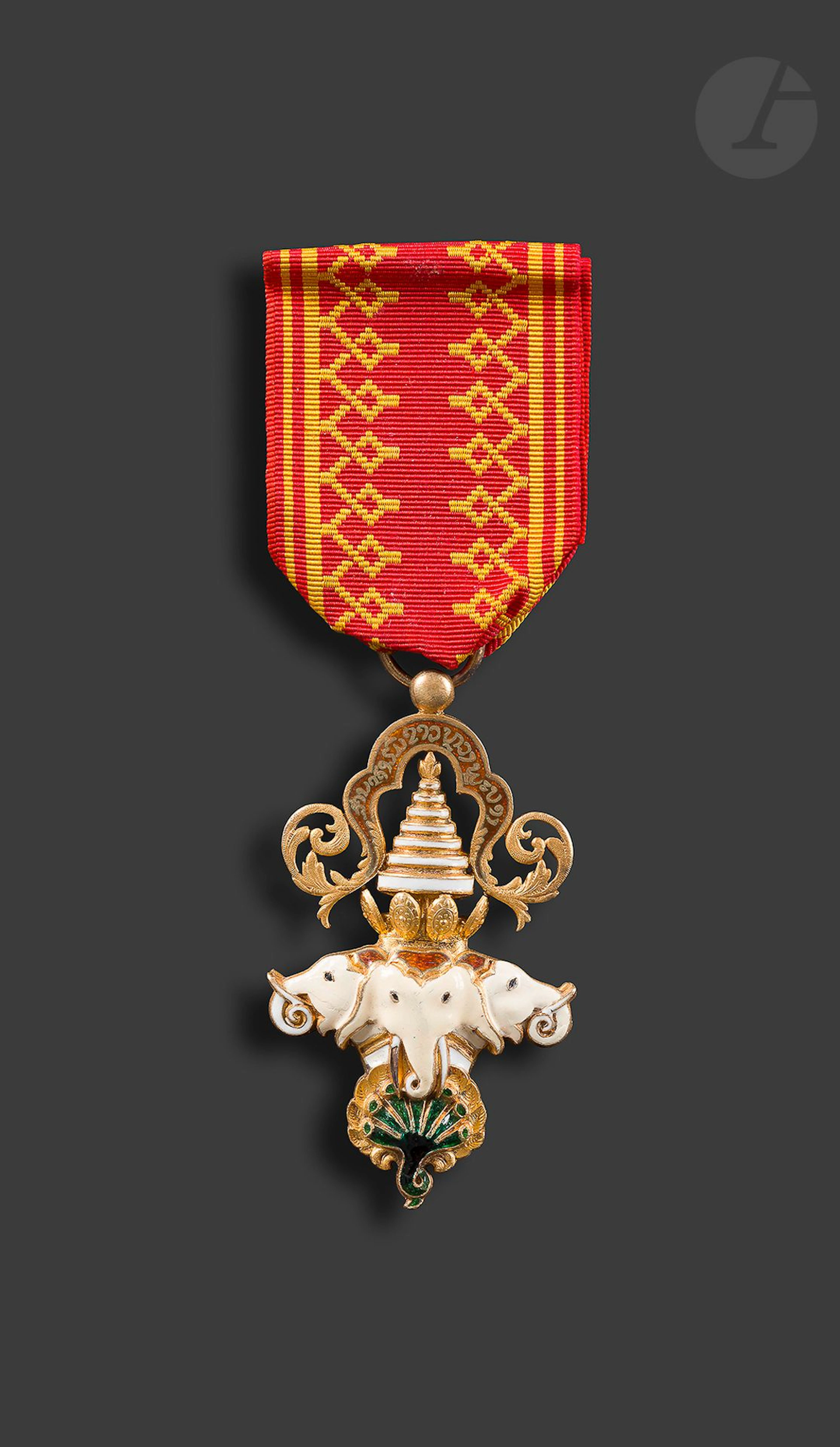 LAOS ORDRE DU MILLION D’ÉLÉPHANTS et DU PARASOL... - Lot 192 - Ader