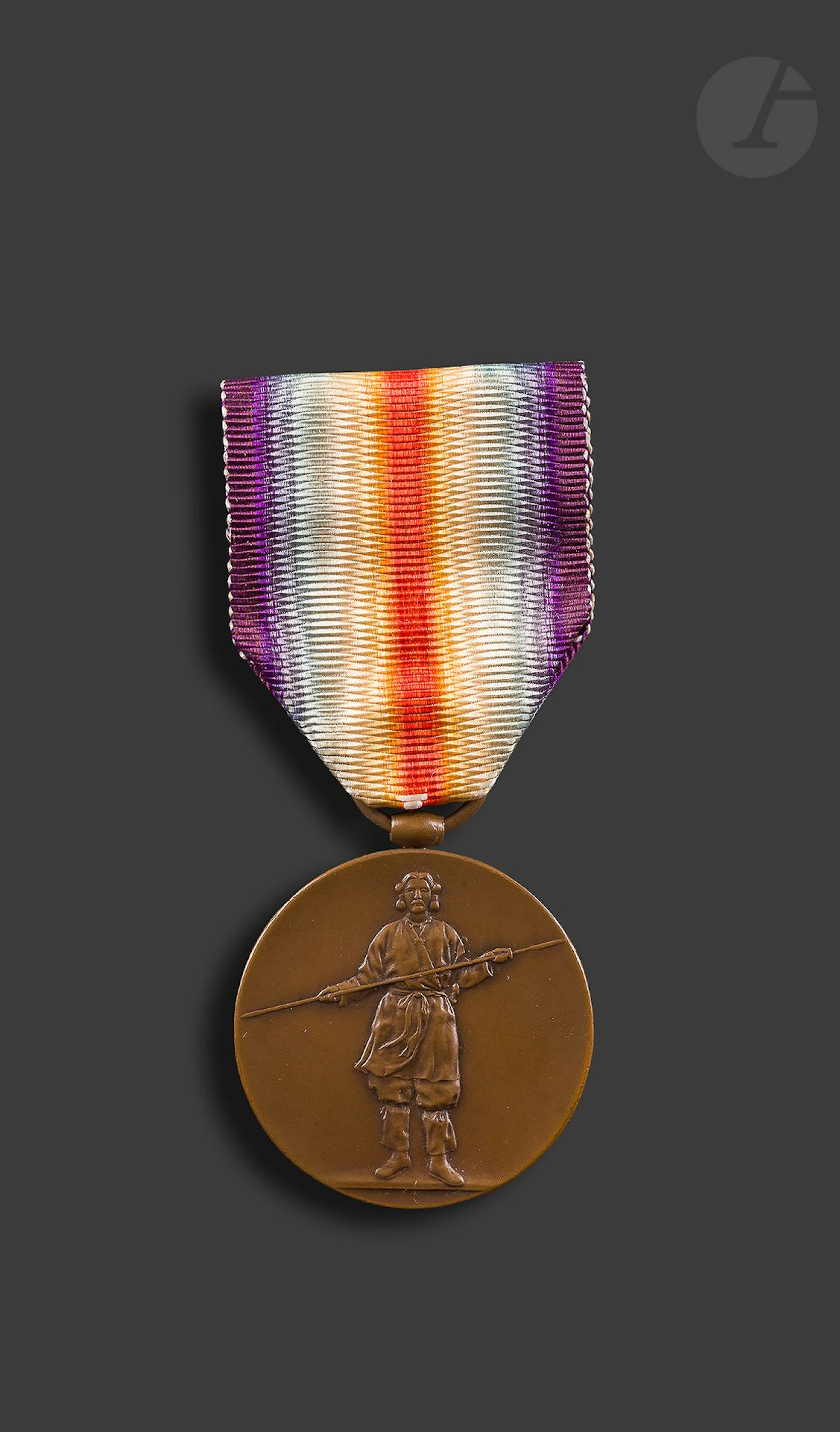 JAPON Médaille interalliée, modèle officier... - Lot 312 - Ader