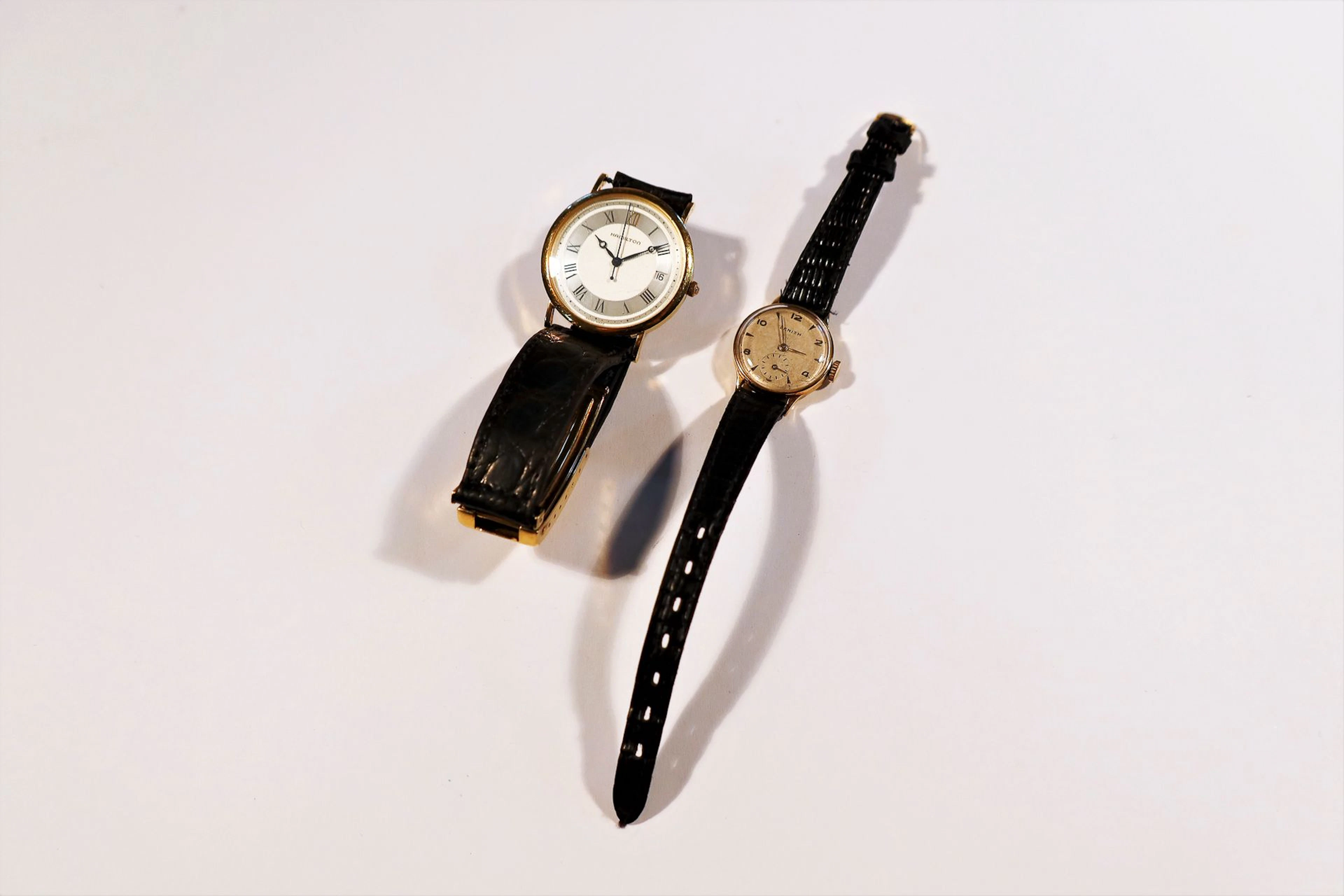 HAMILTON Montre bracelet pour homme en or... - Lot 385 - Ader