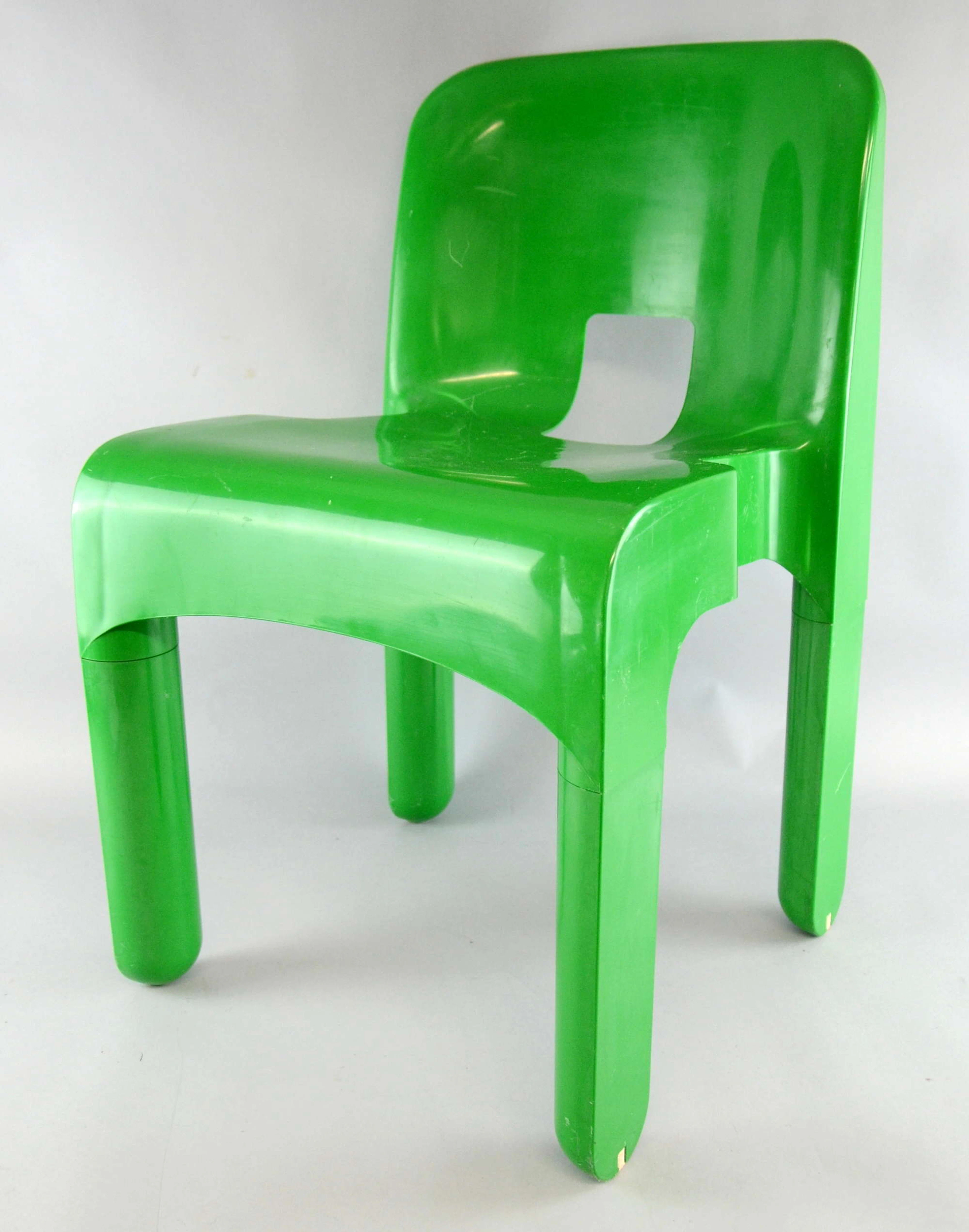 Jo Colombo green Universale chair designed 1965